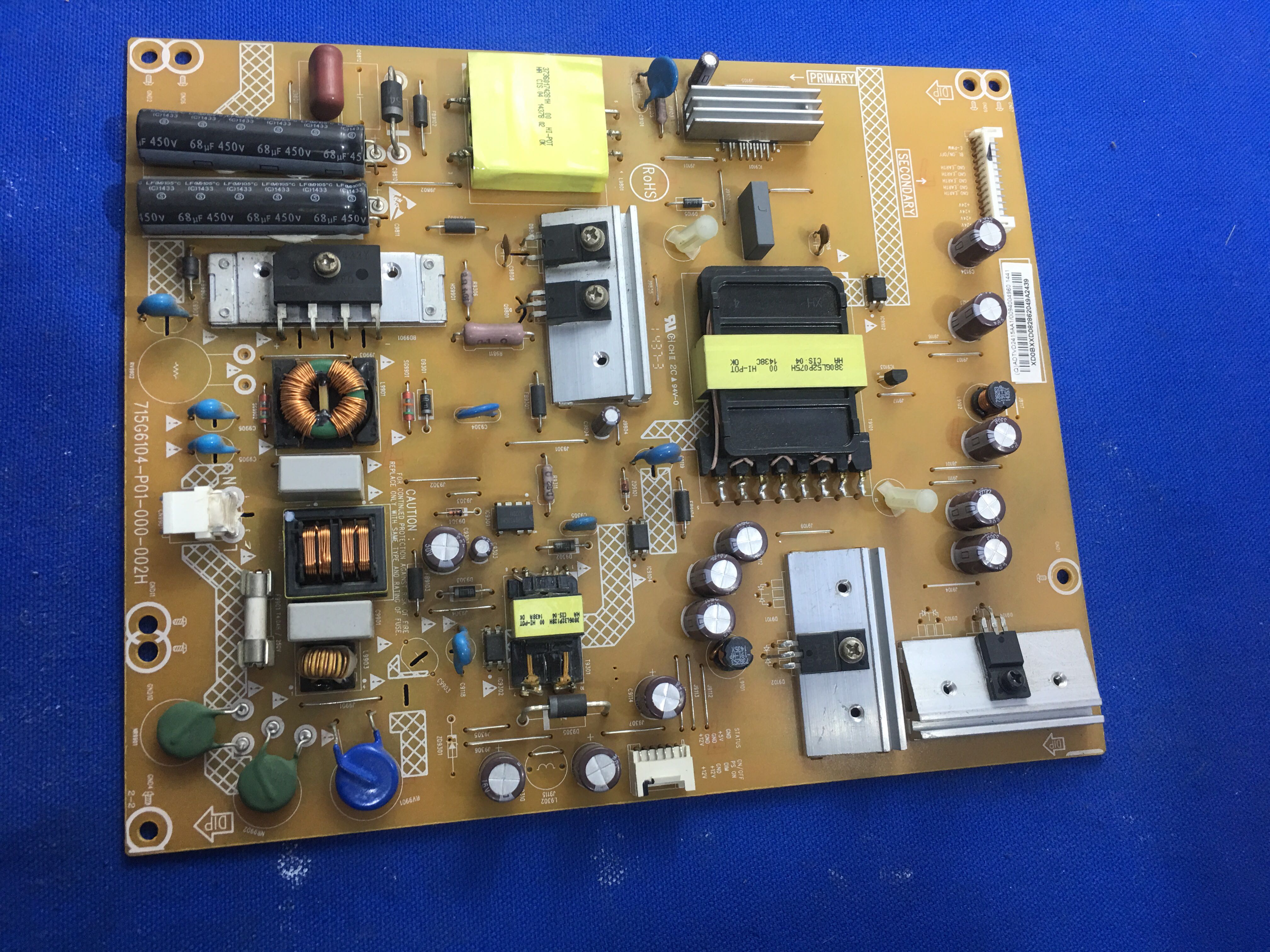 测原装海尔 LU50H7300 电源板 715G6104-P01-000-002H 0094004960