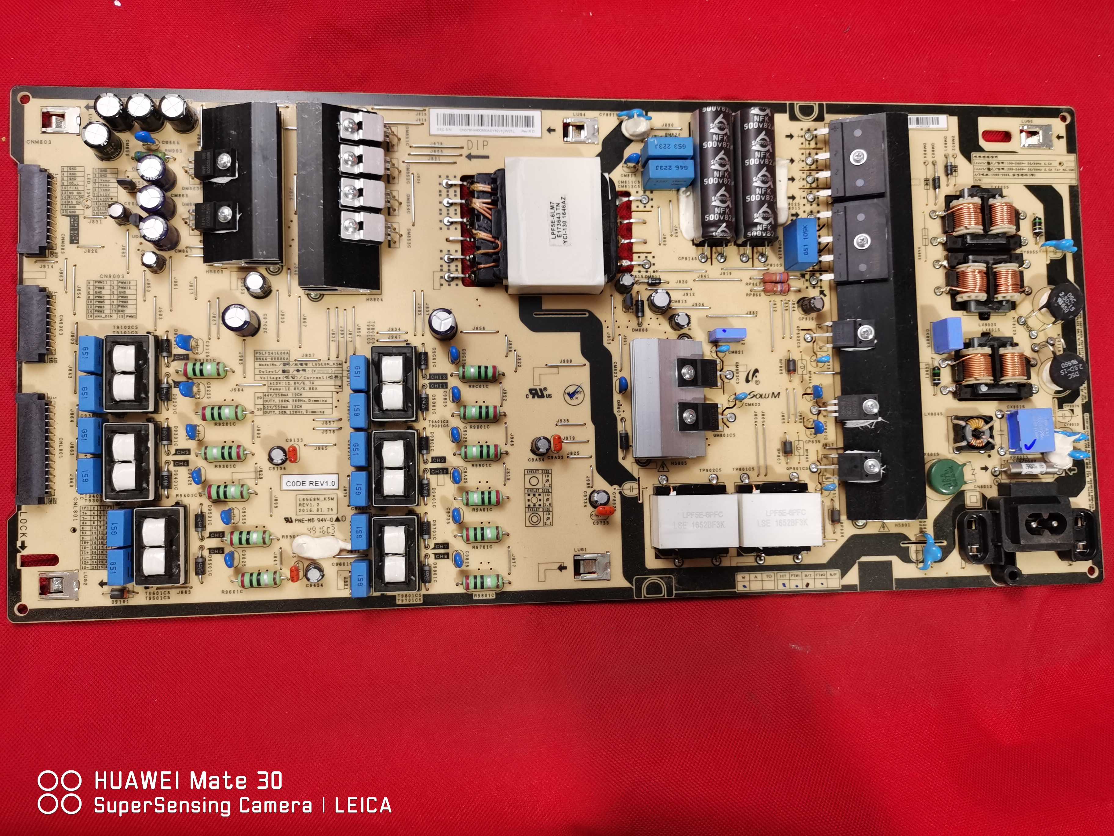 原装三星 UA65KS7300JXX 电源板 BN44-00880A PSLF241E08A