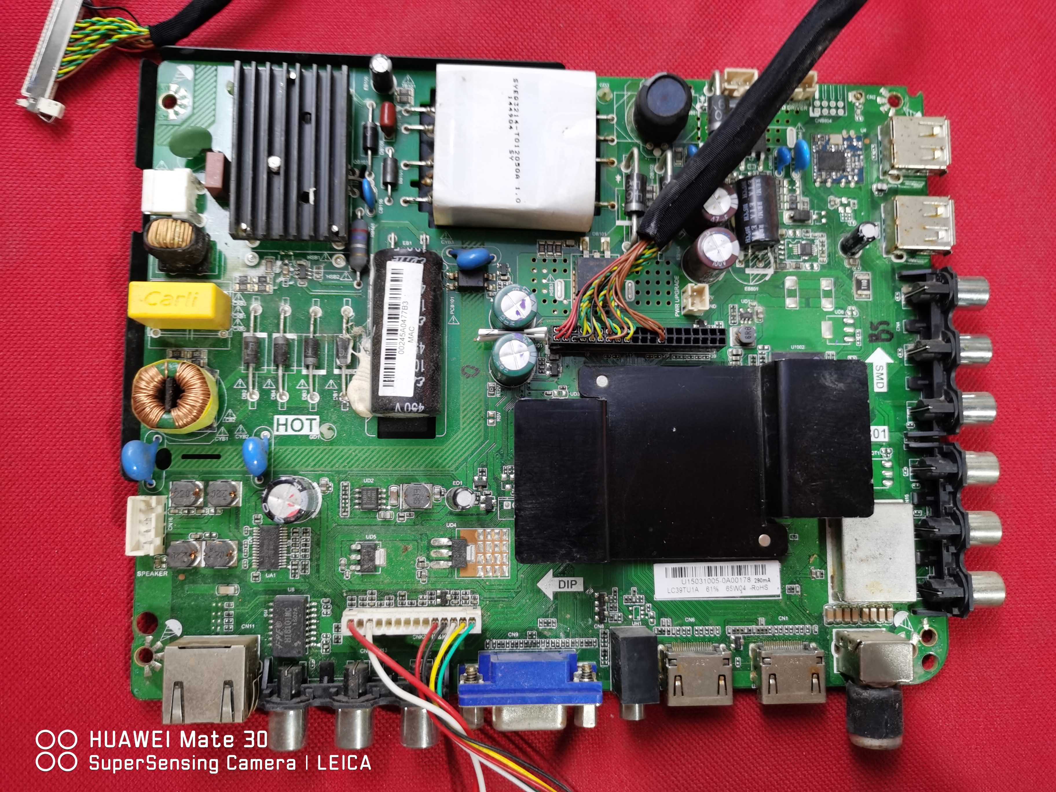 原装39寸熊猫LE39D71S电视驱动主板TP.RT2982.PB801屏LC390TU1A