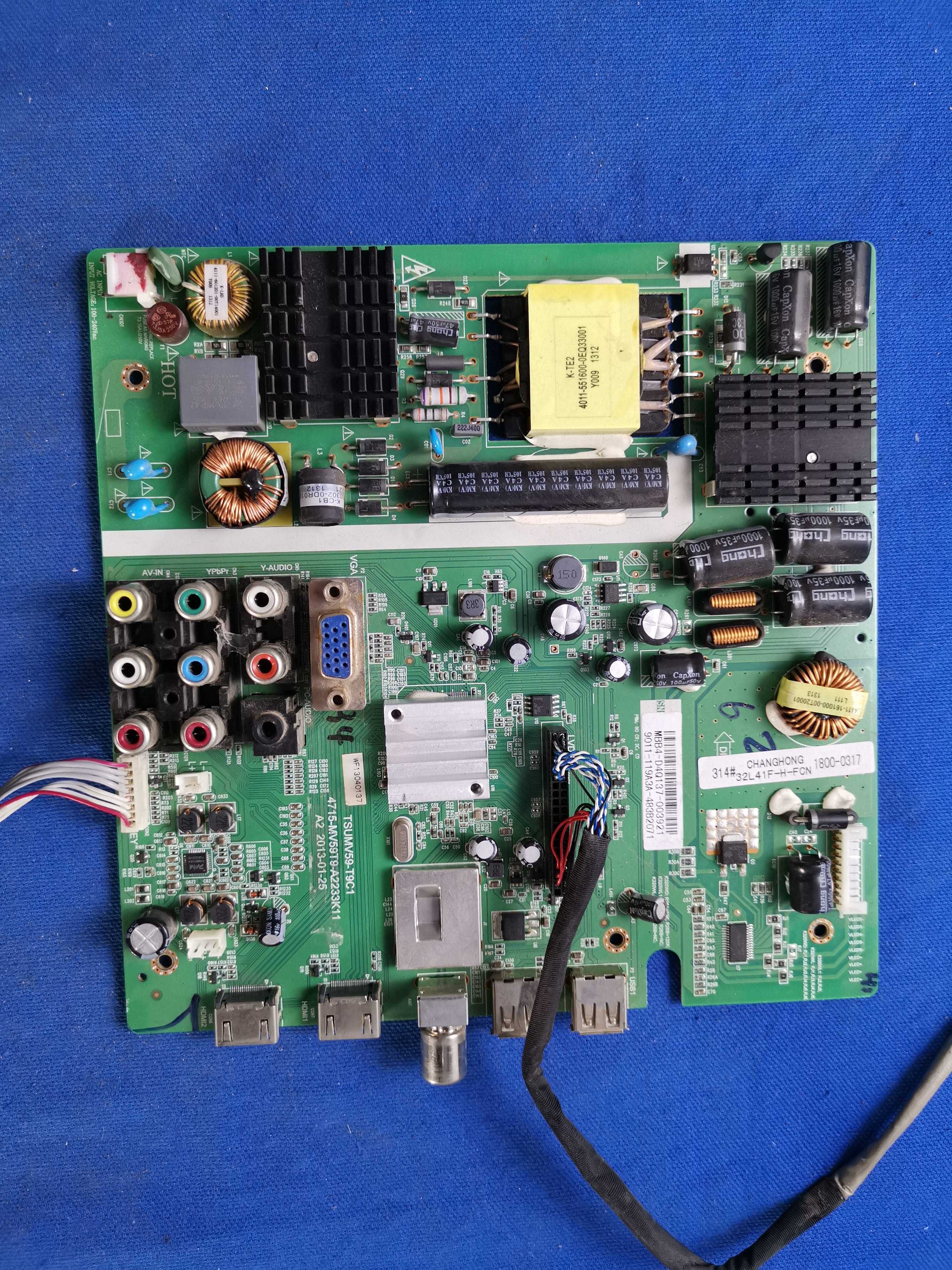 长虹LED32538主板TSUMV59-T9C1  4715-MV59T9-A2233K11