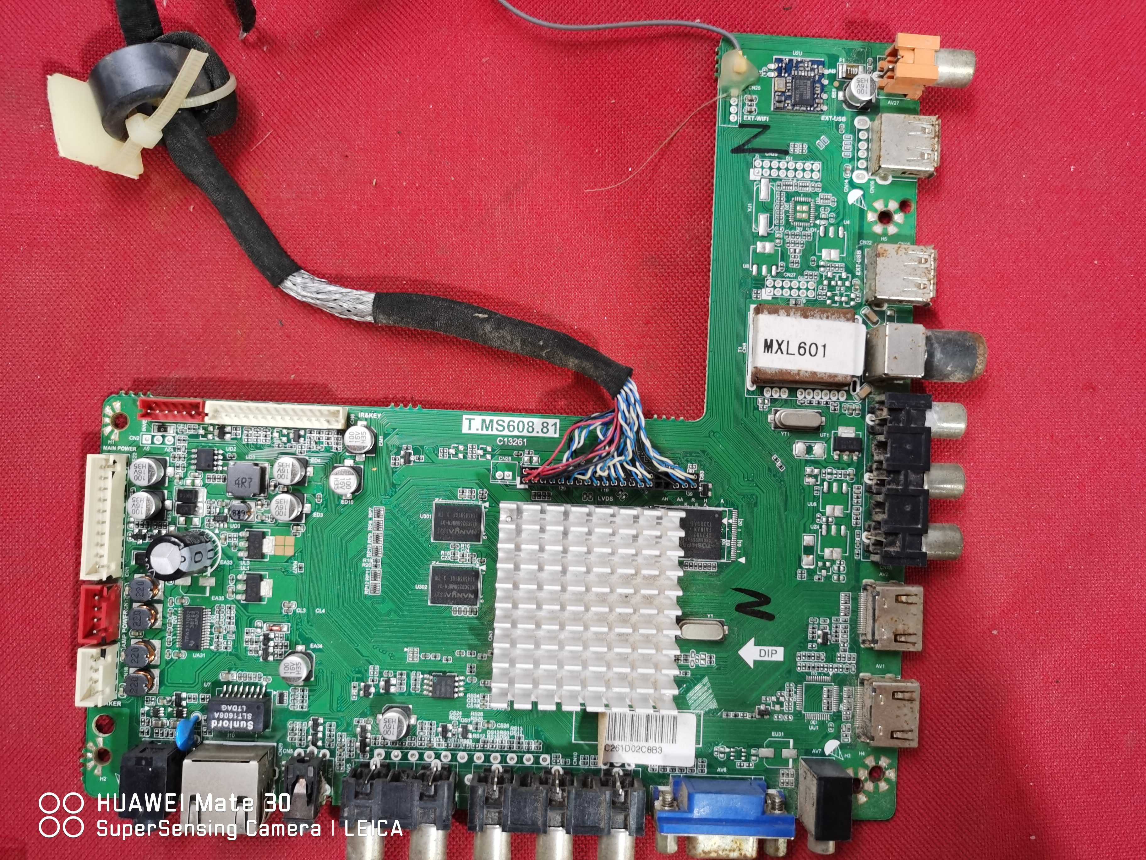 原装统帅LE58LNW10液晶电视主板T.MS608.81屏V580HK1-LD6带排线