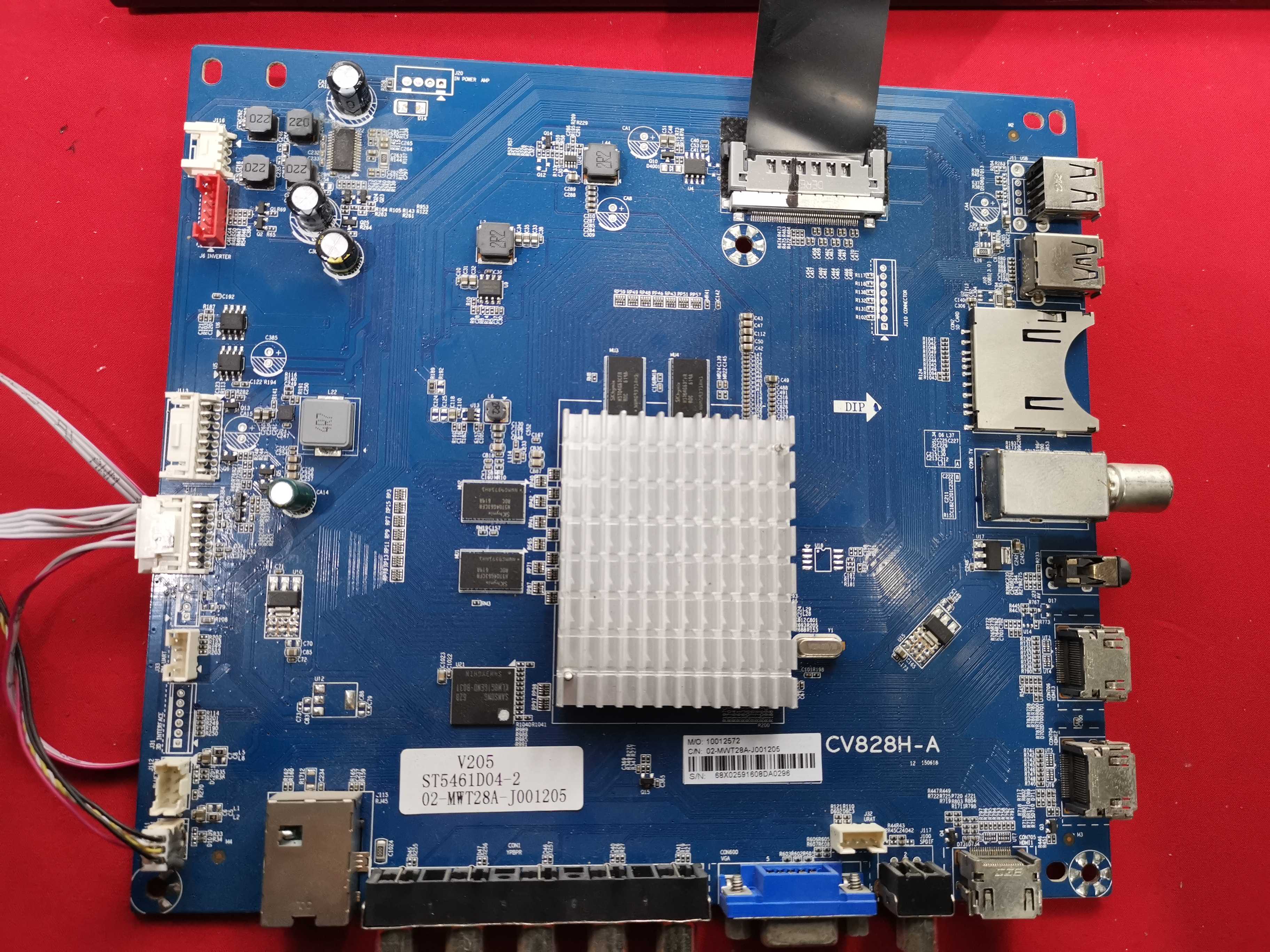 原装看尚CANTV F55SD160主板 CV828H-A 配屏LVU550CSDX E1