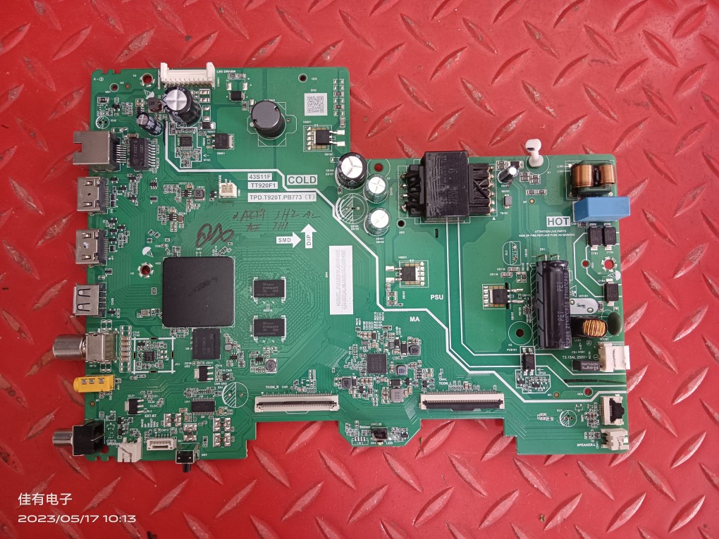 雷鸟43F165C 液晶电视主板TPD.T920T.PB773 屏PT430CT02-6