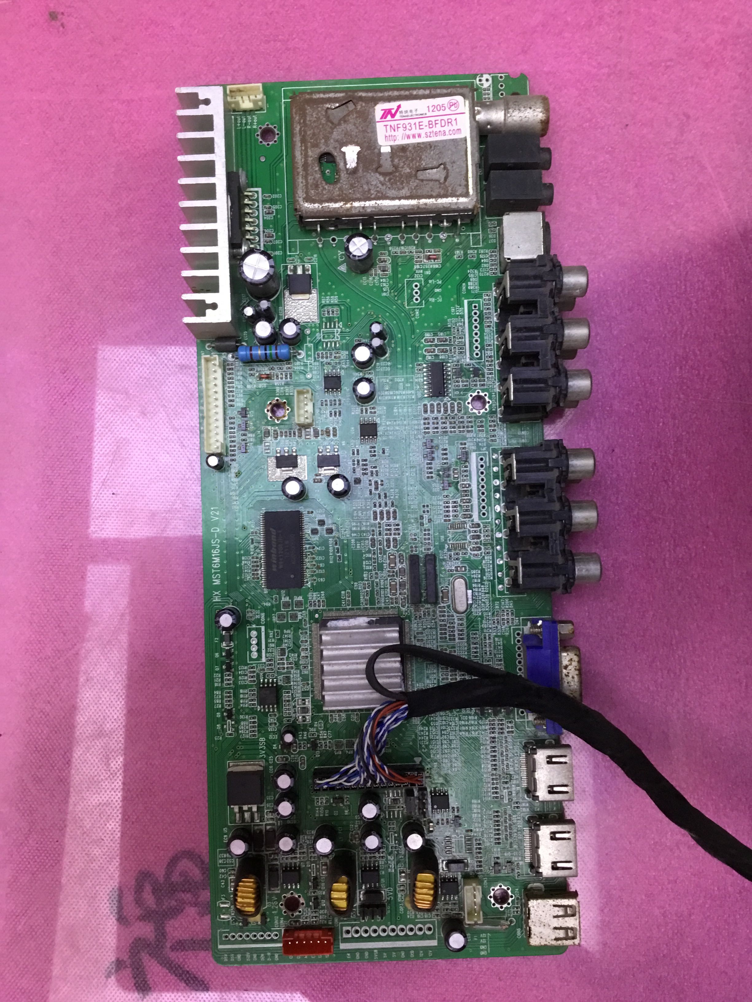 原装 42寸 HX MST6M16JS-D V21万能电视驱动板    配屏HG42A-L01