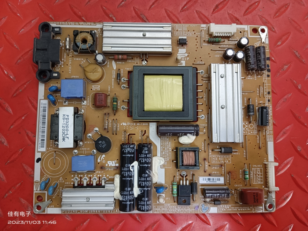 原装三星UA32D4000N电源板PD32A0-BSM BN44-00421A PSLF800A03A