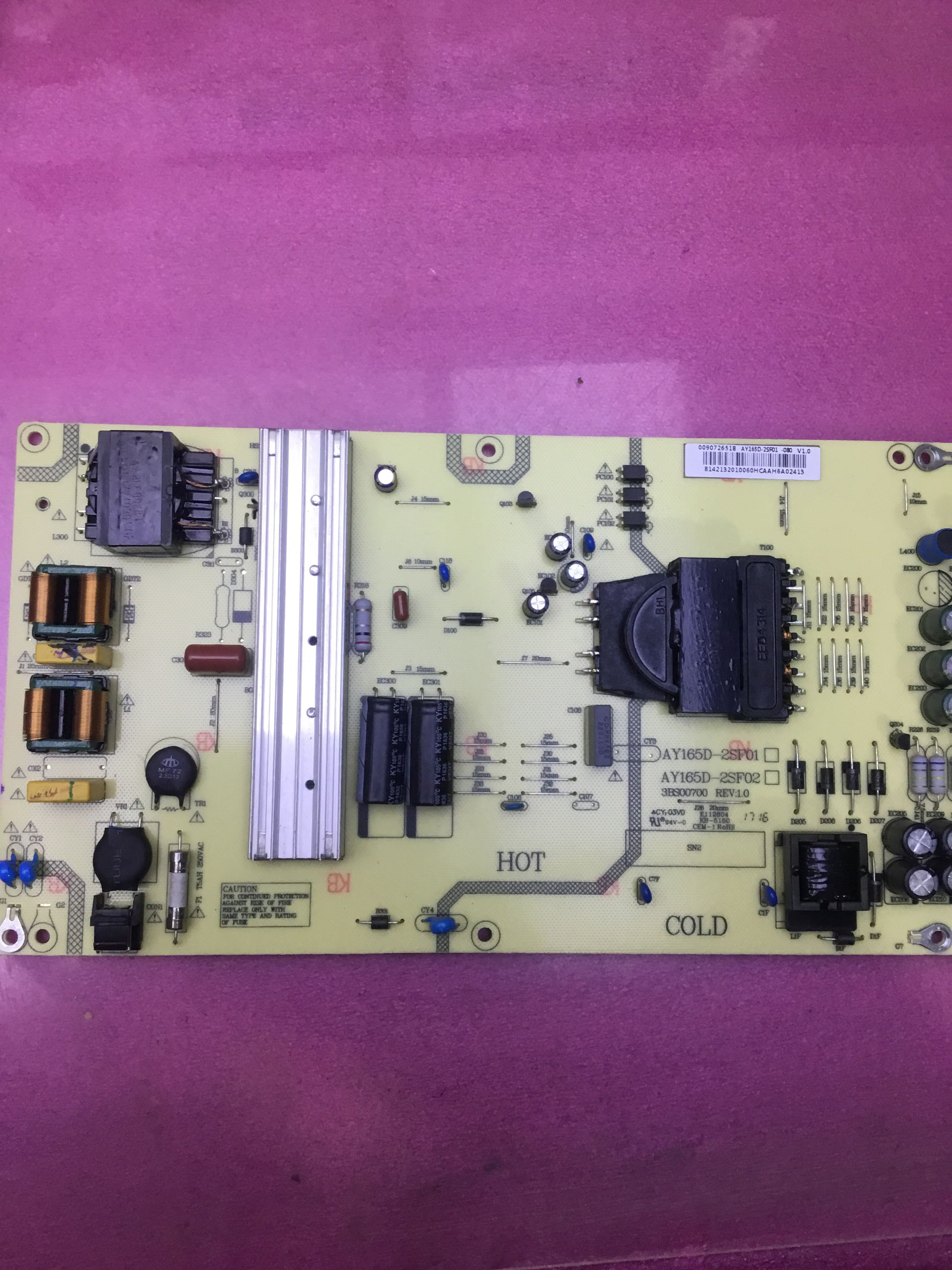 海尔 LQ55AL88K82A2原装电源板AY165D-2SF01 3BS00700 0090726518