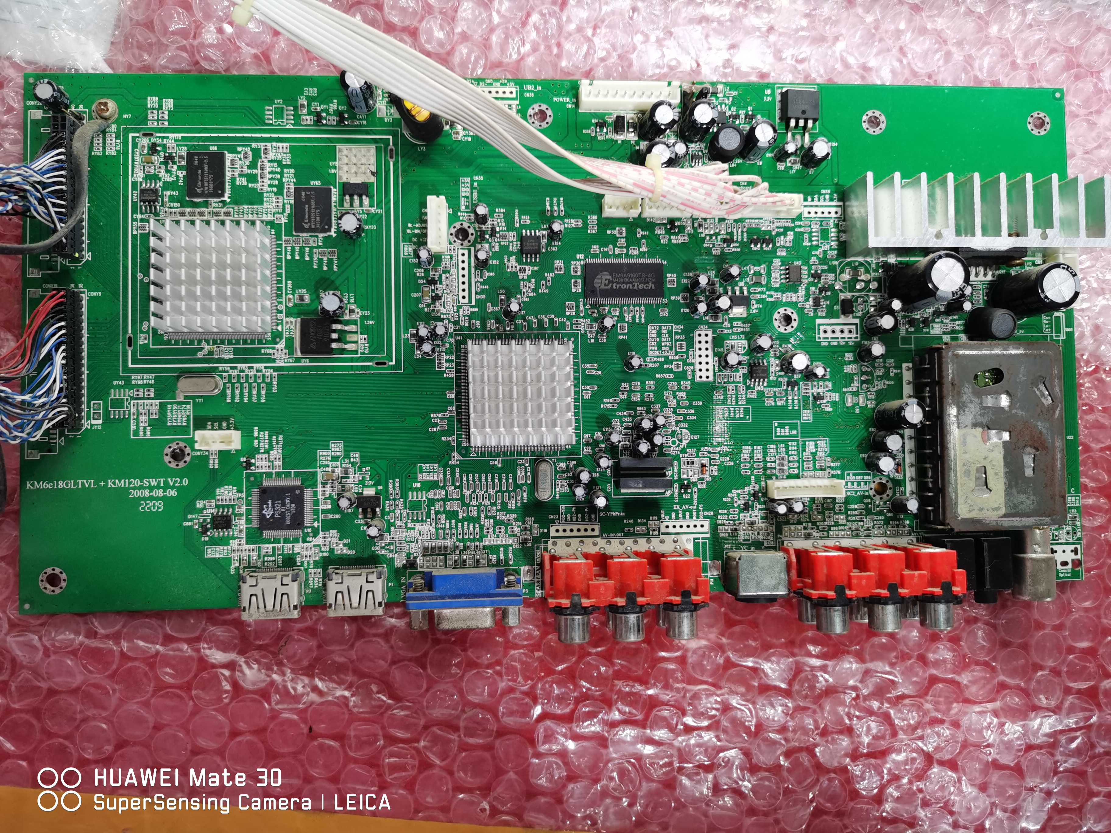 原装LT4238液晶电视主板KM6e18GLTVL+KM120-SWT V2.0屏LC420WU4