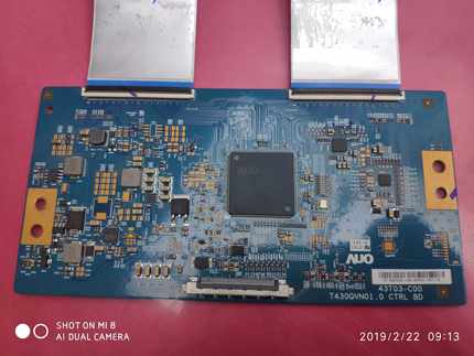 无排线 原装TCL B50A658U L50E5800A逻辑板43T03-C00 T430QVN01.0