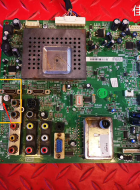 对插口TCL L37P10FBD 主板40-00MS68-MAC2XG 屏T370XW02  V. C