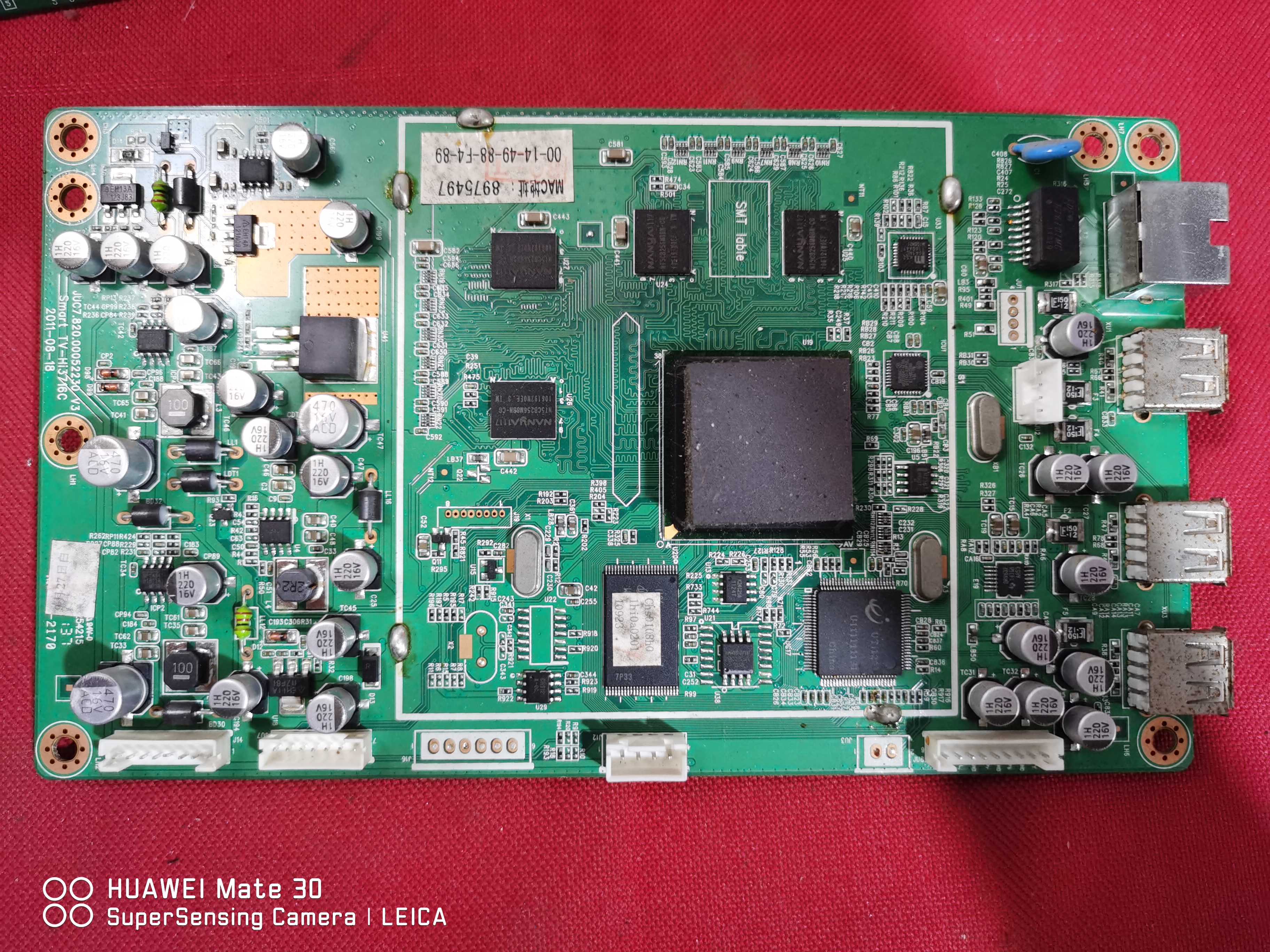 原装长虹3D43A9000i数字副主板JUC7.820.00052230 V3屏LTA430HW01