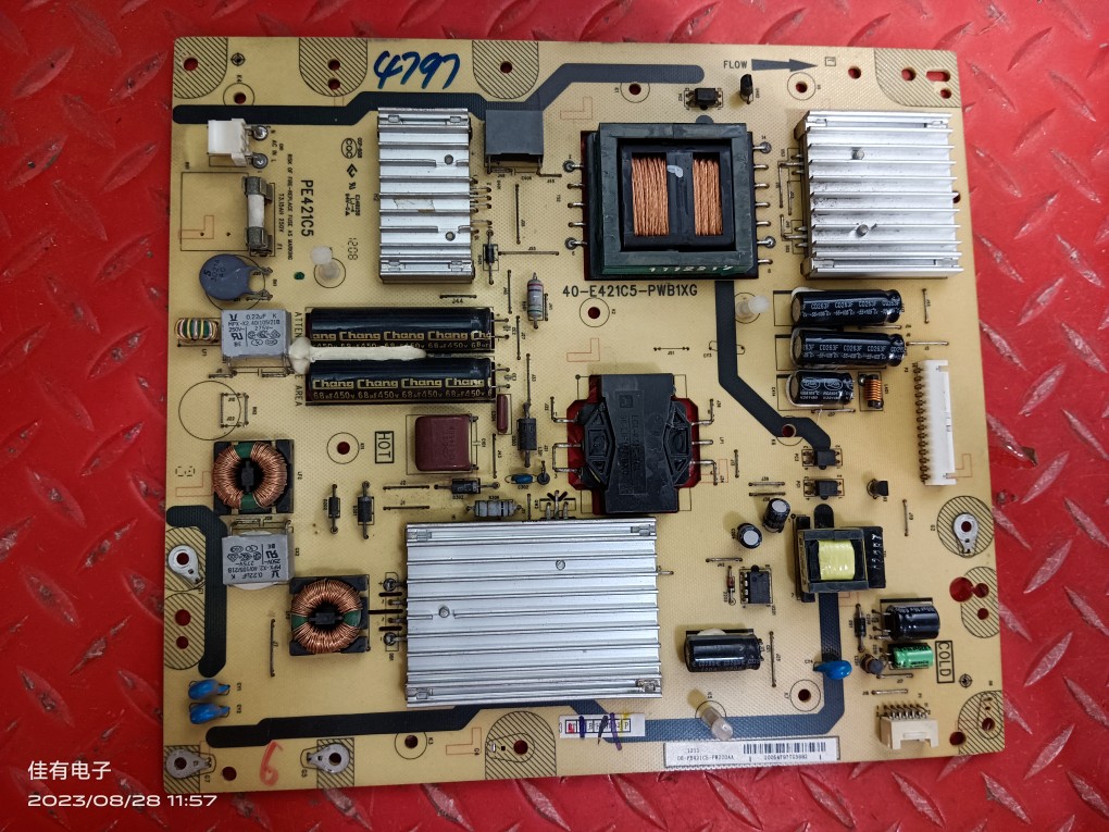 TCL 42寸电源板40-E421C5-PWB1XG 08-PE4核对图