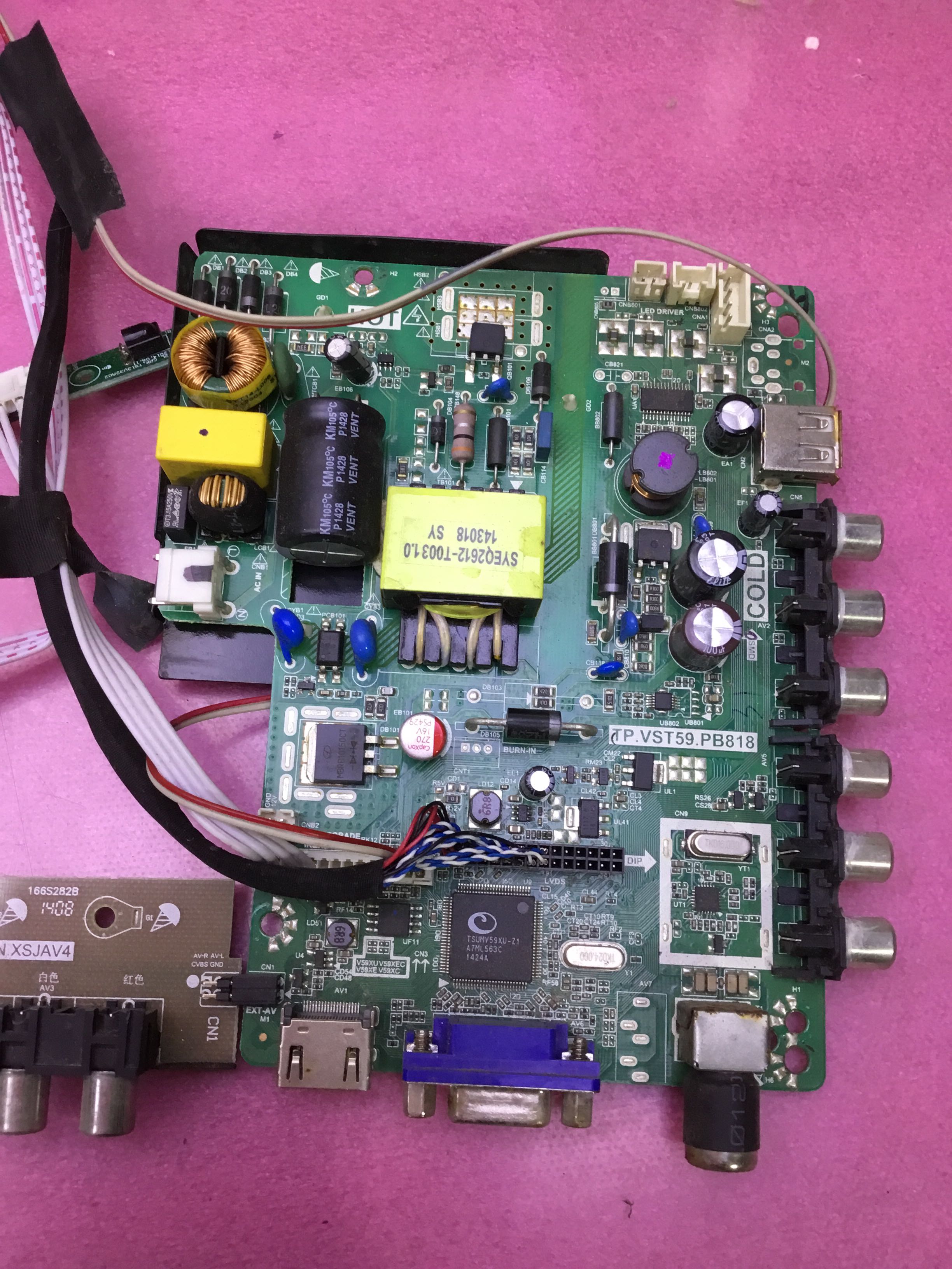 原装32寸 液晶电视主板 TP.VST59.PB818 配ST3151A05-8屏 实图拍