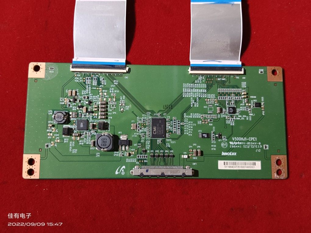 无屏线TCL L58F3700A 58Q2F 58PFL3740/T3电视逻辑板V500HJ1-CPE1