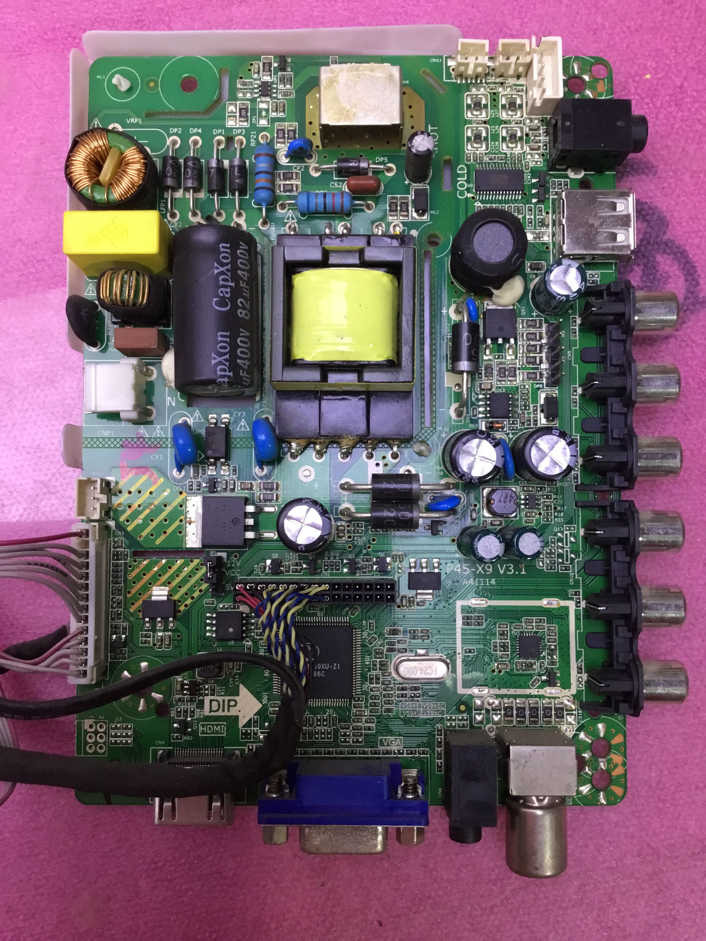 原装32寸液晶电视一体主板P45-X9V3.1配屏ST3151A05-5