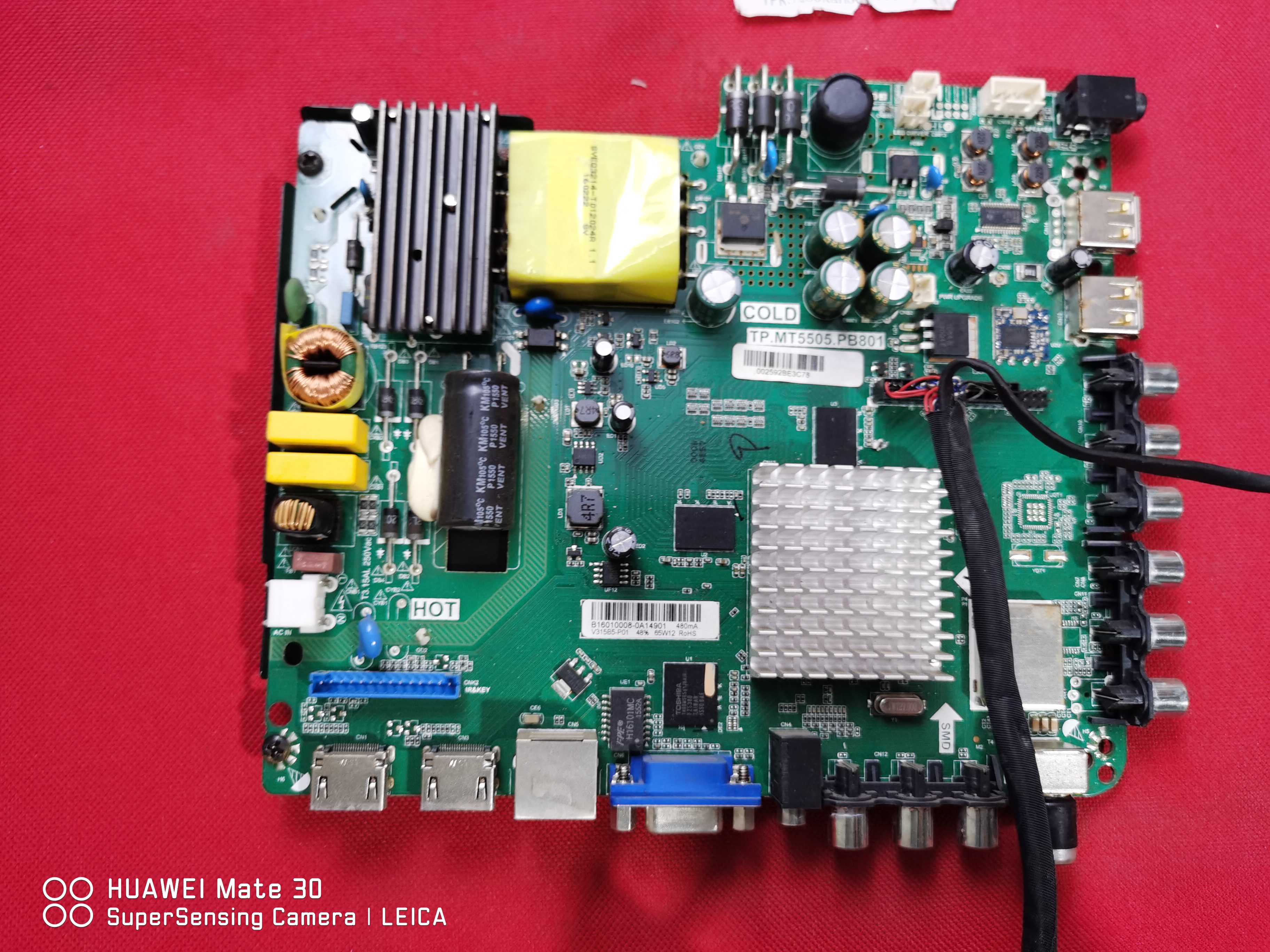 原装先科32T6000 主板TP. MT5505.PB801配屏V315B5-P01