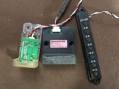 现货一套 原装 创维55E5DHR按键板 接收头 5800-REE510-S000