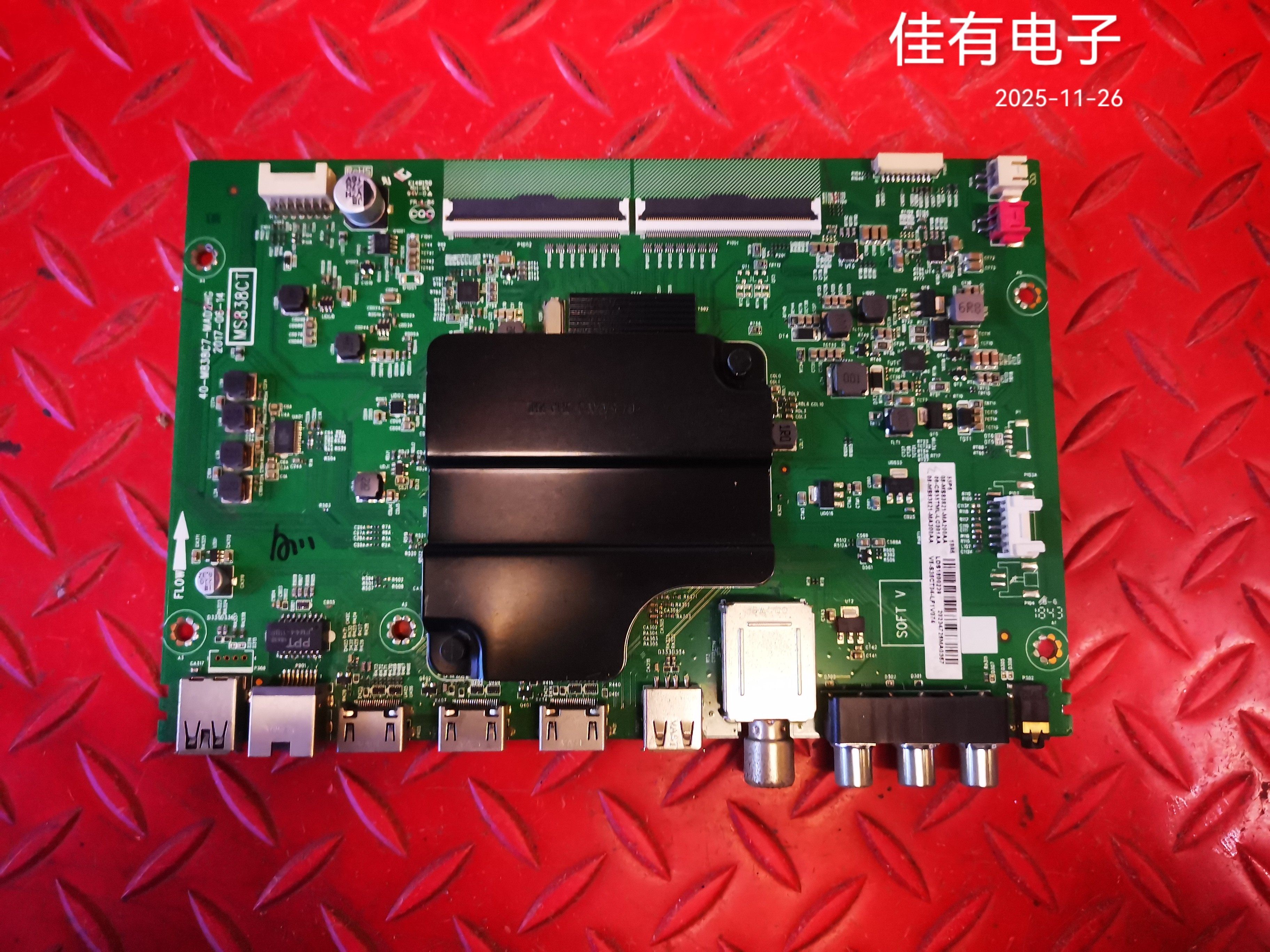 原装TCL 55P6电视主板40-M838C7-MAD2HG屏LVU550NEBL CD9W01