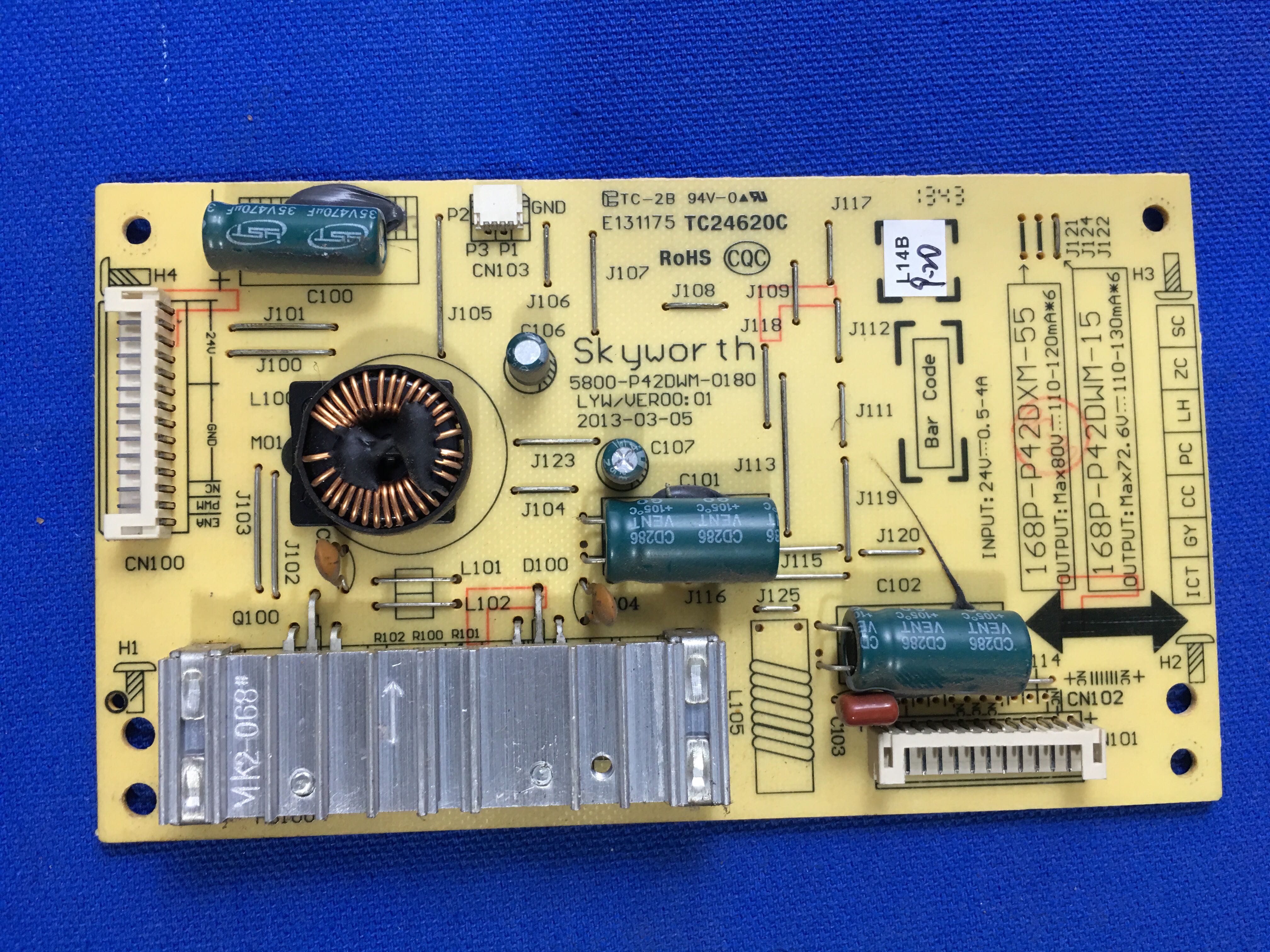 原装创维42E615L 电视恒流板 5800-P420DWM-0180 168P-P42DXM-15