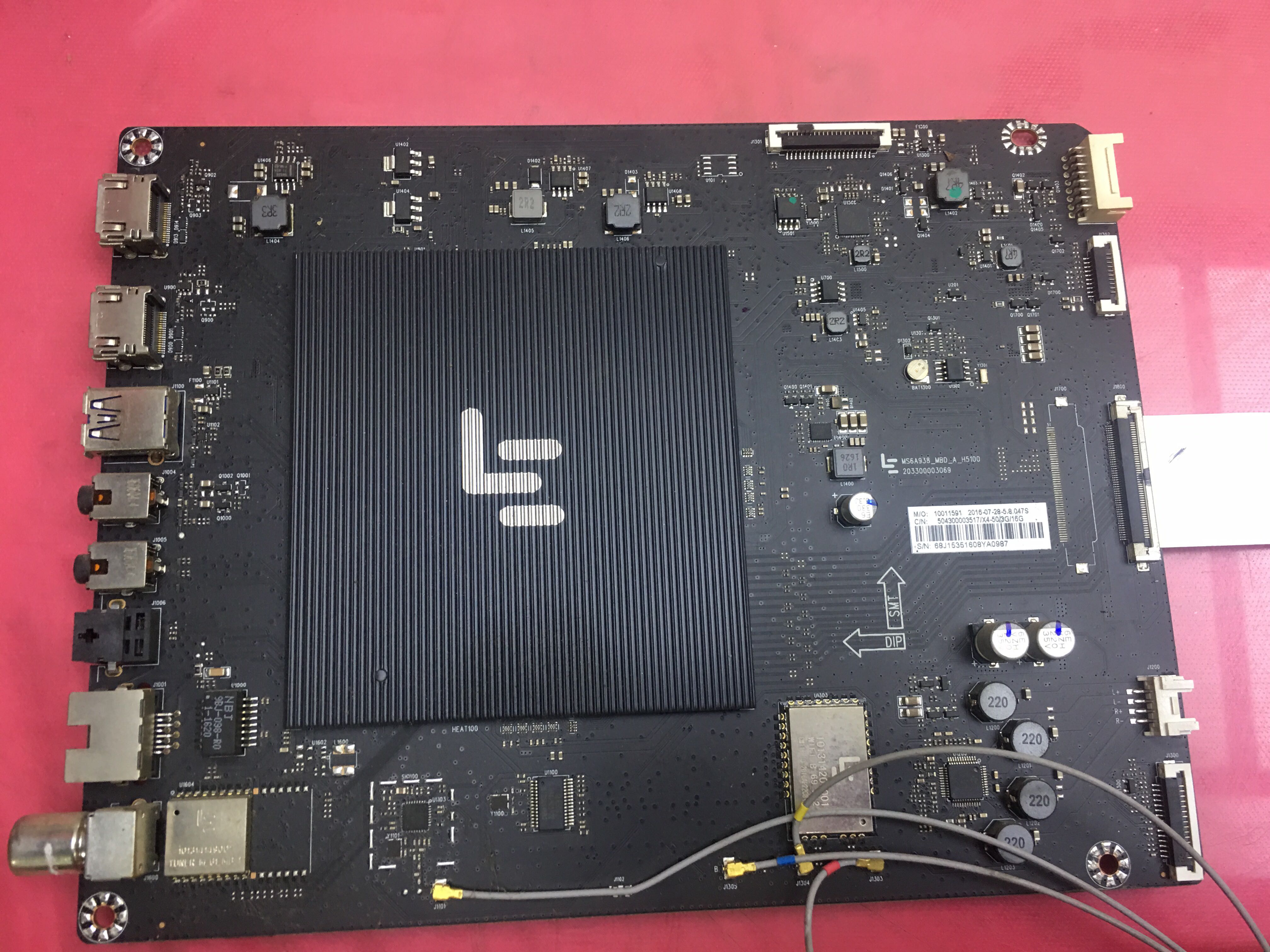 乐视L504FCNN主板 203300003069屏TPT500J1-DUJSGE.G