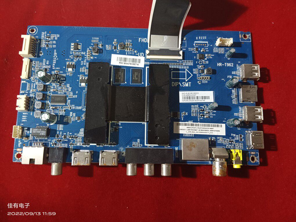 原装 海尔LS60A31主板 0091802191 V1.7夏普屏LQ601R3HB4T