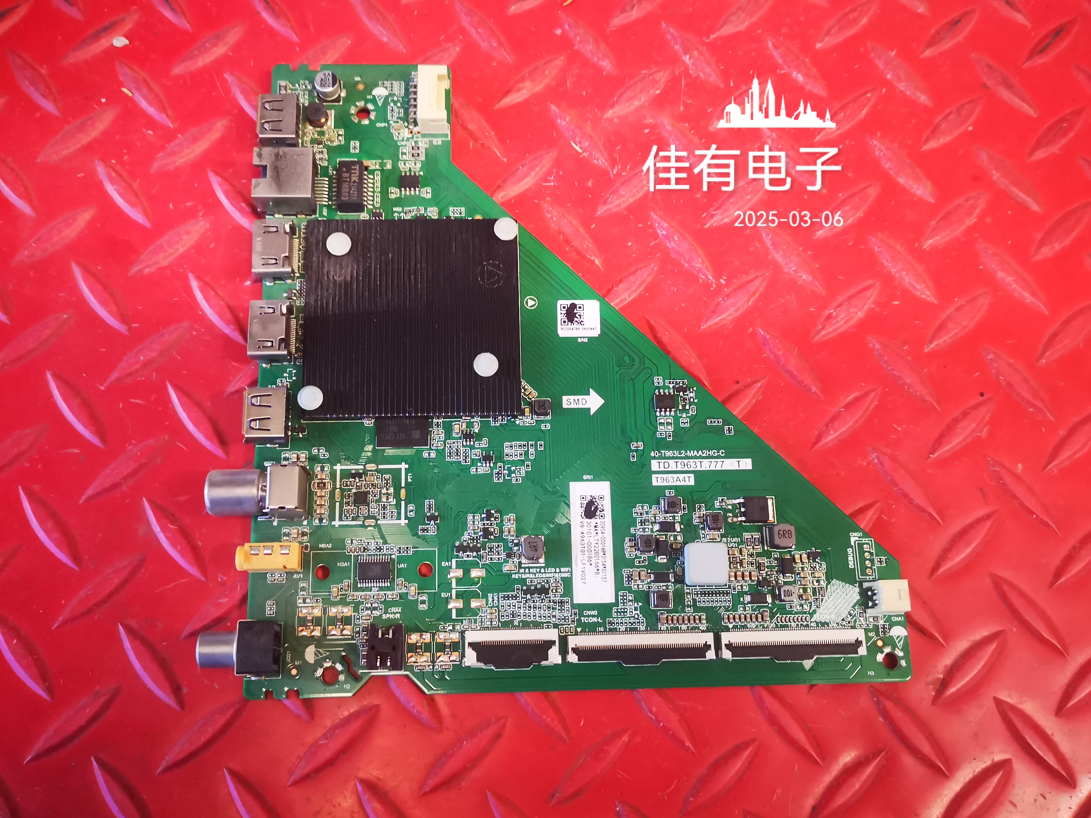 原装TCL 65V6E主板TD.T963T.777(T)屏LVU650NDEL MS9W10