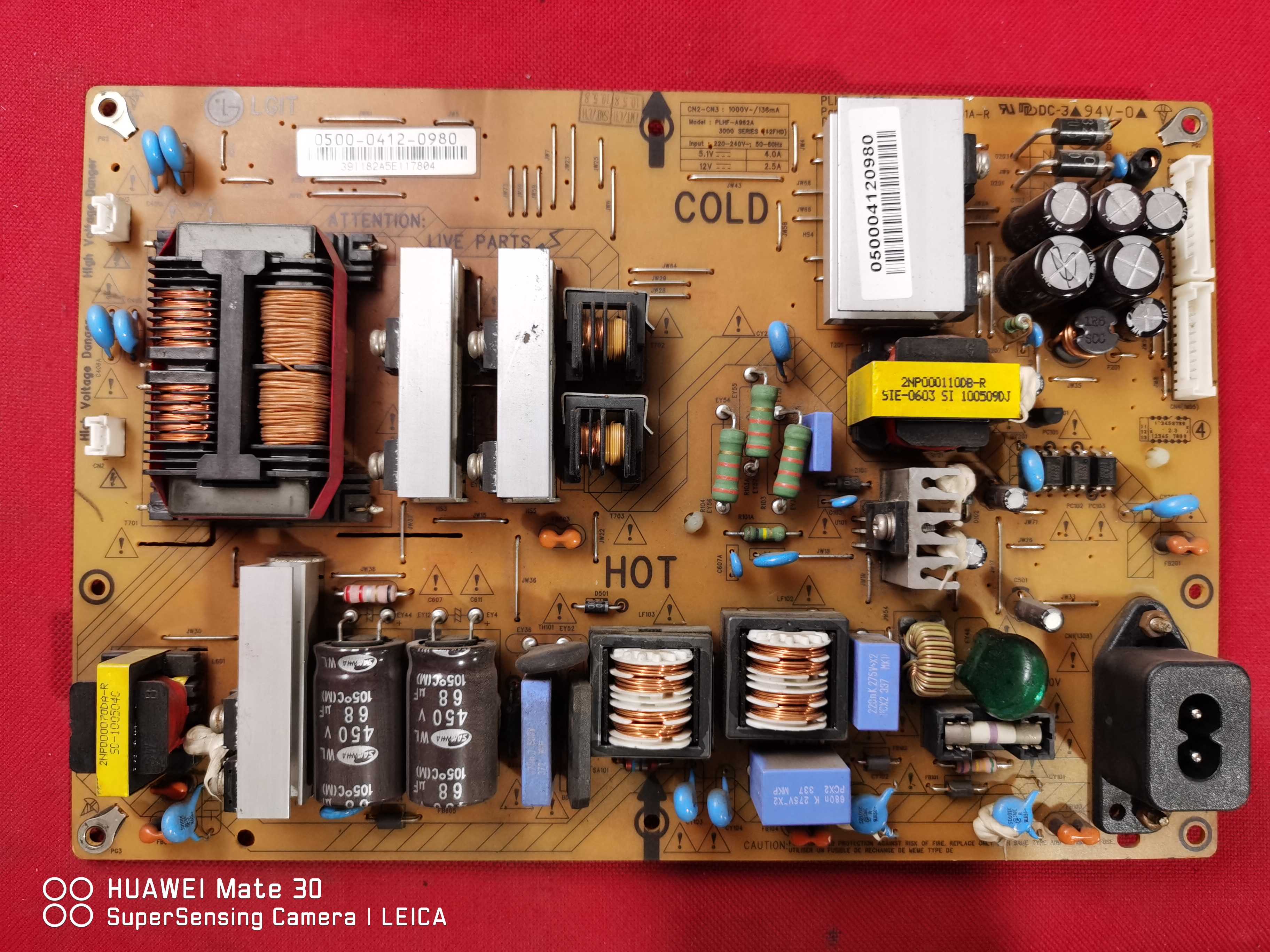 飞利浦42PFL3605/93电源板PLHF-A962A 3PAGC10031A-R好板