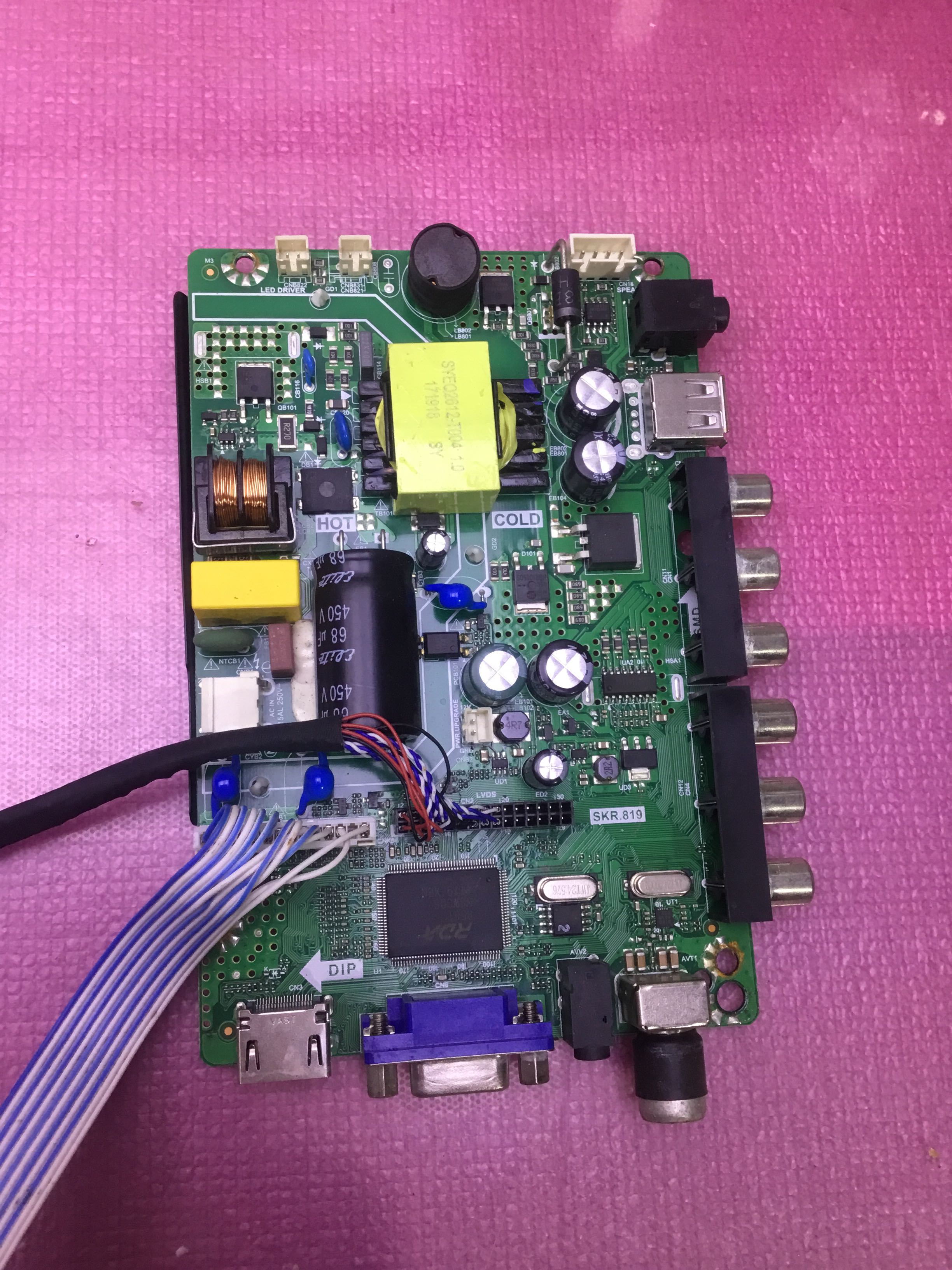 原装彩日CAIRI32主板 SKR.819屏ST3151A05-8