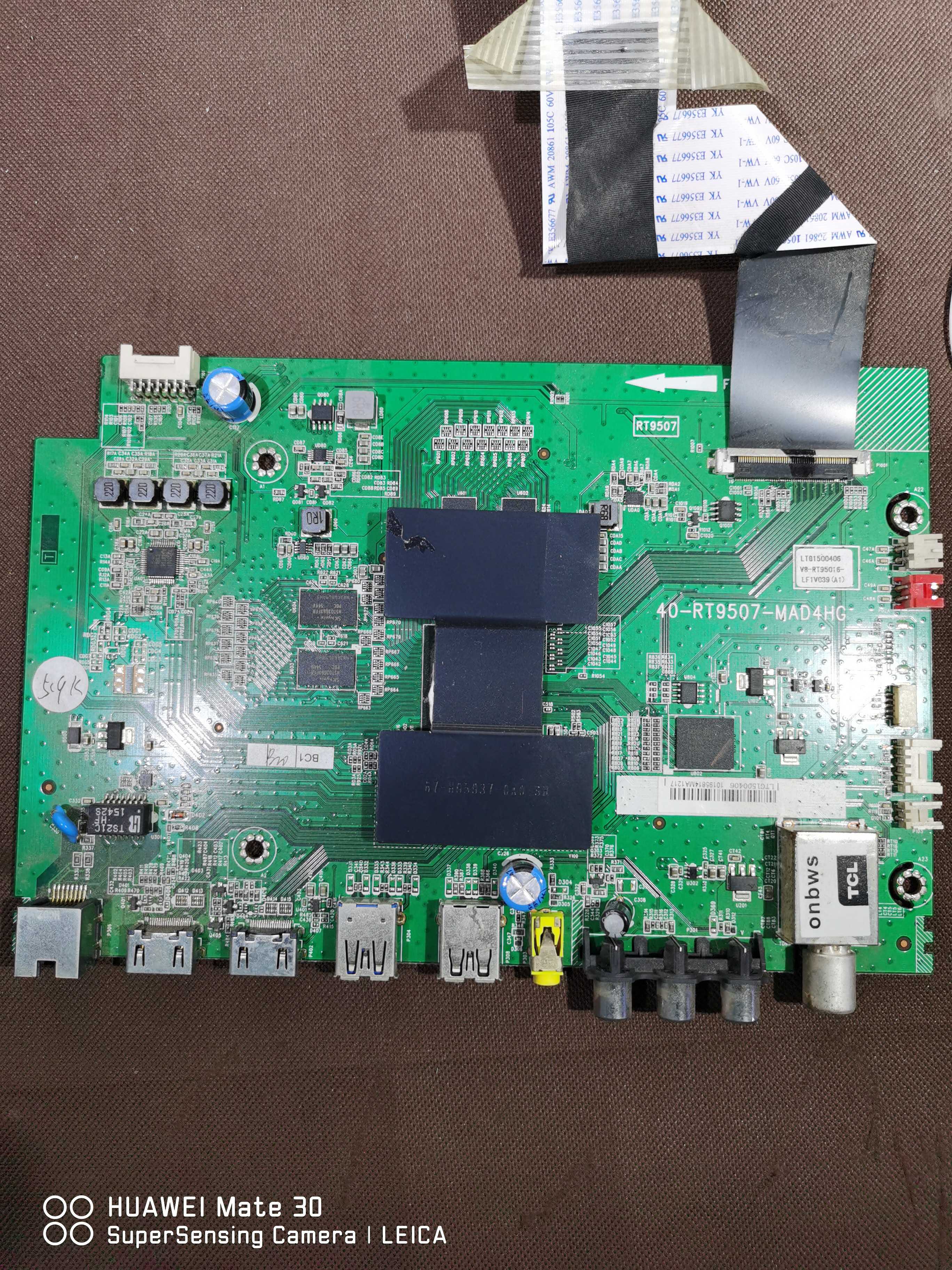 原装 TCL B48A558U主板40-RT9507-MAD4HG配屏LVU480SSOT E1 V1