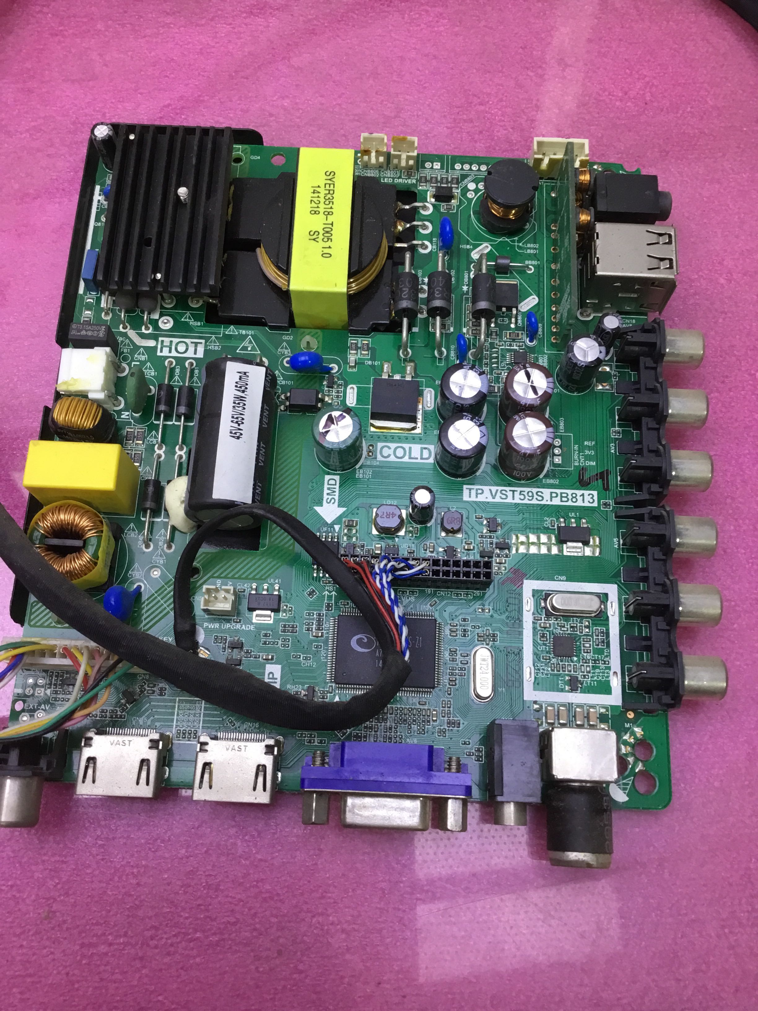 原装 液晶电视 32寸主板 TP.VST59S.PB813 屏ST3151A05-5 实拍图