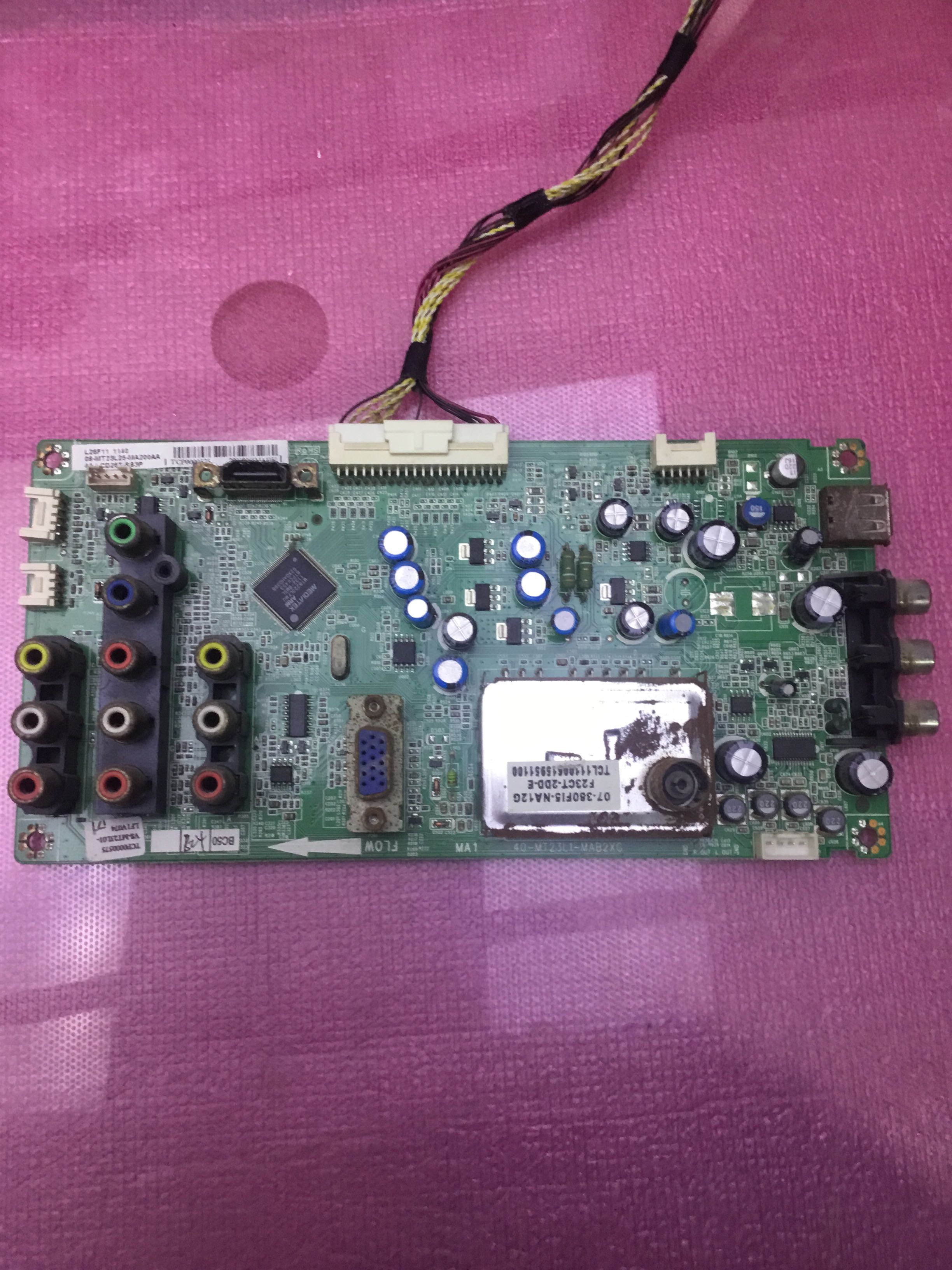 原装TCL液晶电视L26F11原装主板40-MT23L1-MAC2XG屏LTA260AP06