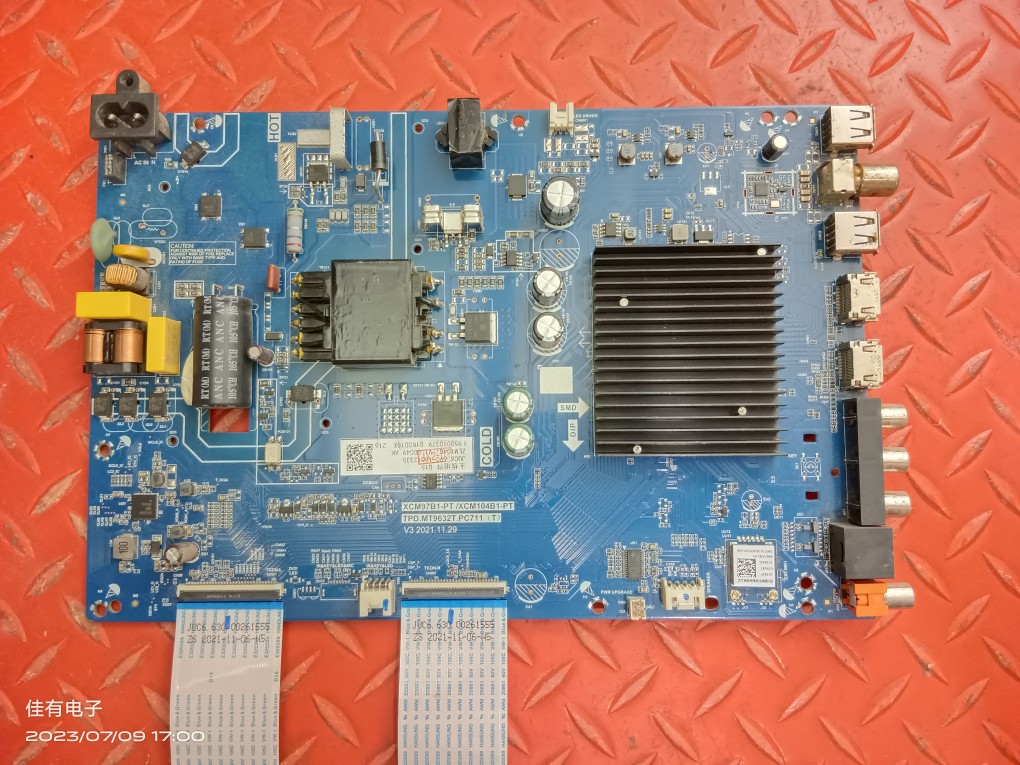 白插原装长虹55D6H主板TPD.MT9632T.PC711屏C550U19-E10-H(03)