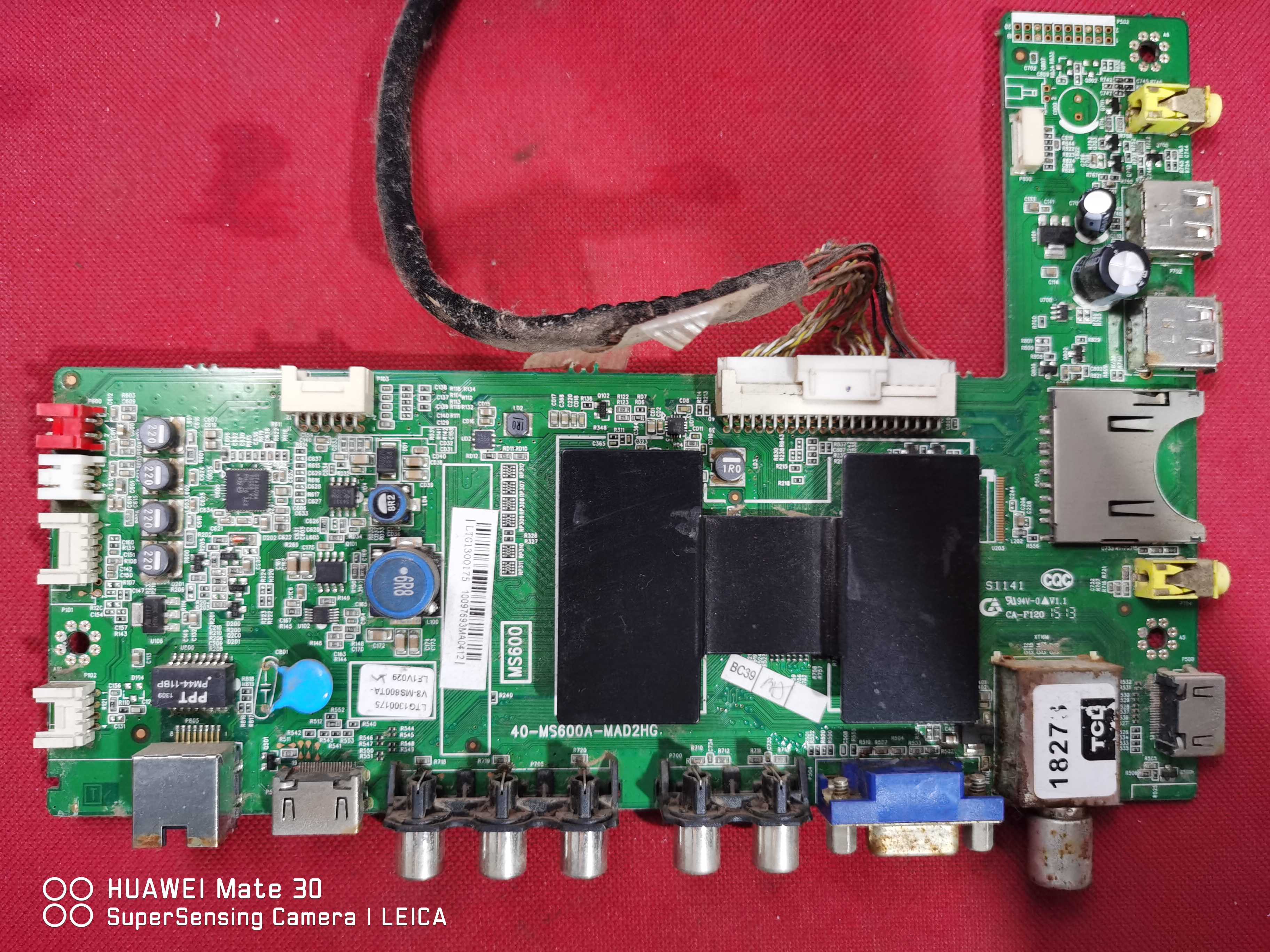 原装TCL L39F2570E 主板40-MS600A-MAD2HG 配屏LVF390AUOT E5V4