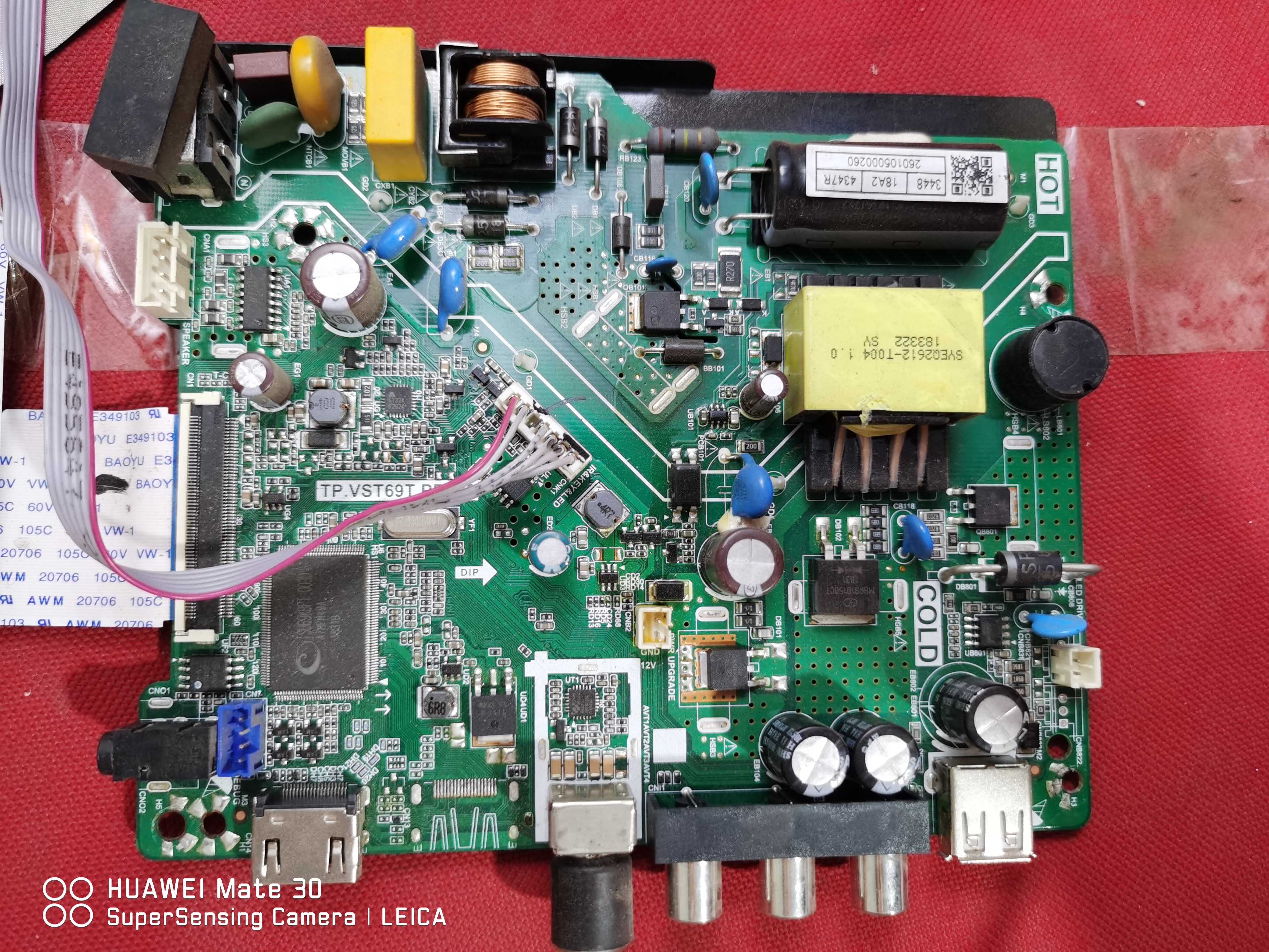 摩卡32A3海尔LD32U3100 液晶主板 TP.VST69T.PB720 屏PT320AT01-4