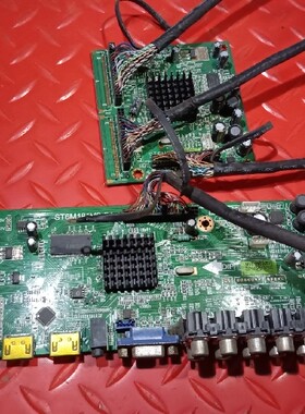 组装机55寸主板ST6M181VS-F4 屏T546HW01 V.1