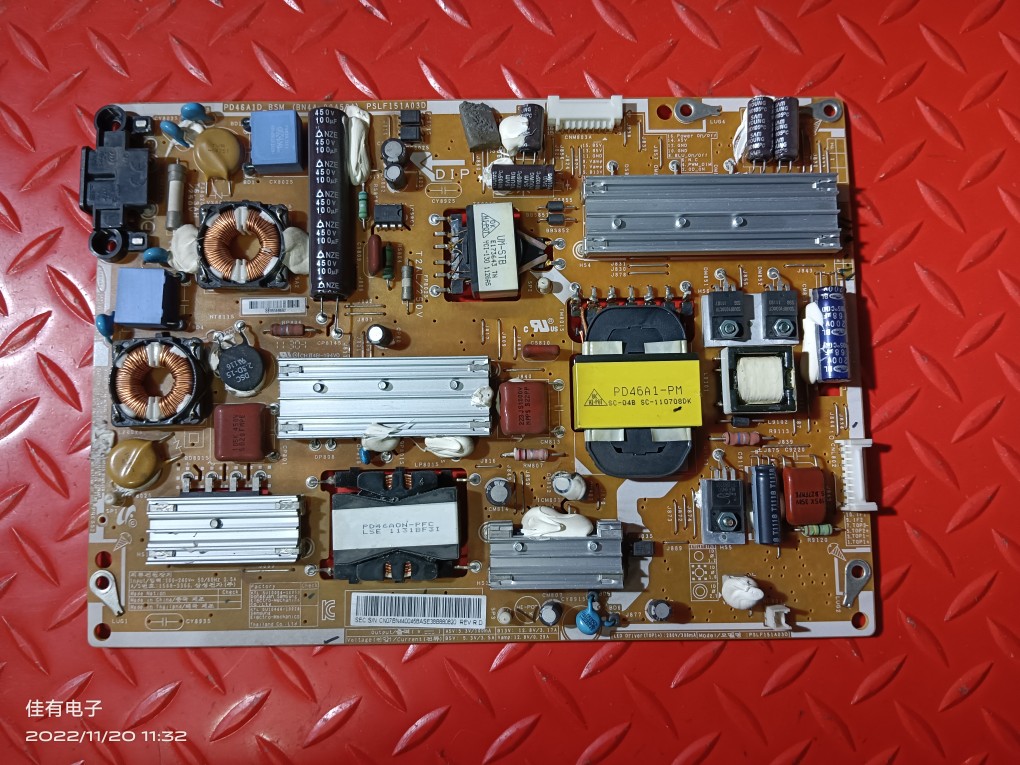 原装三星UA46D6000SJ UA40D6000SJ电源板BN44-00458A PD46A1D-BSM