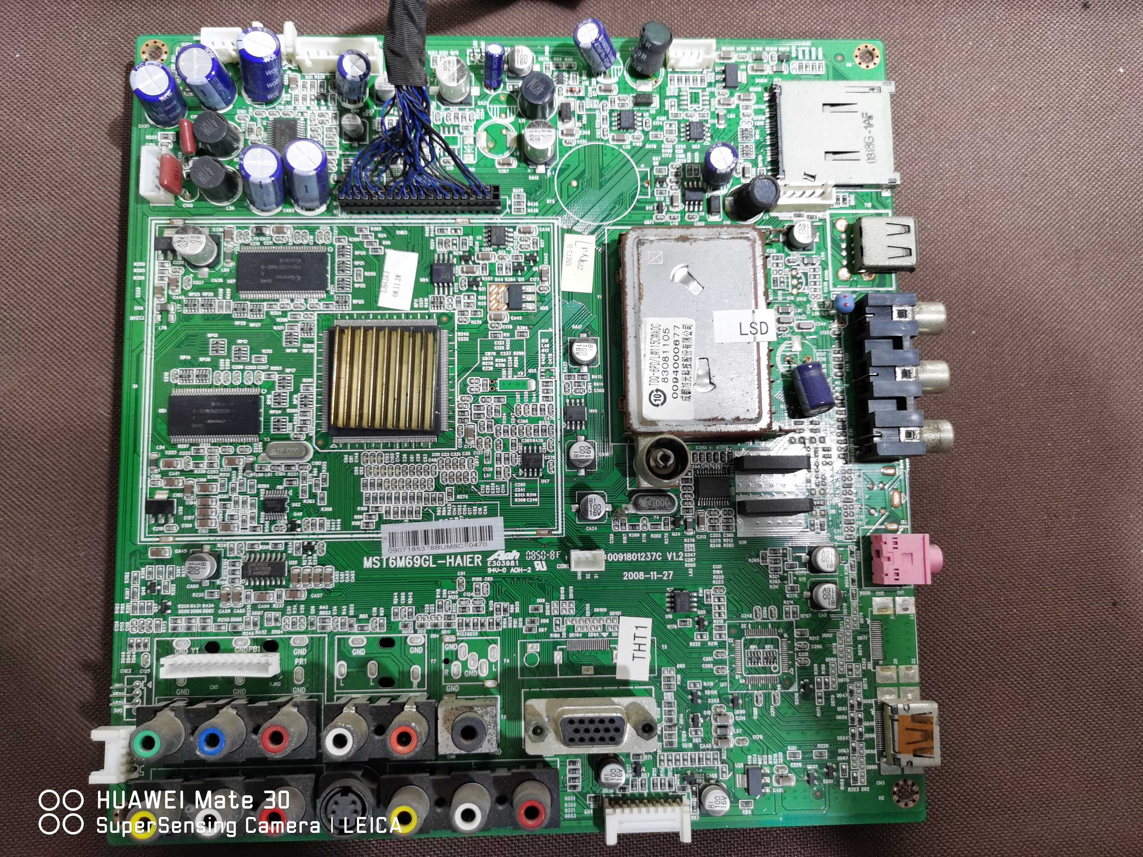 现货海尔原装LU46R1   主板 0091801237C V1.2  屏T460HW03