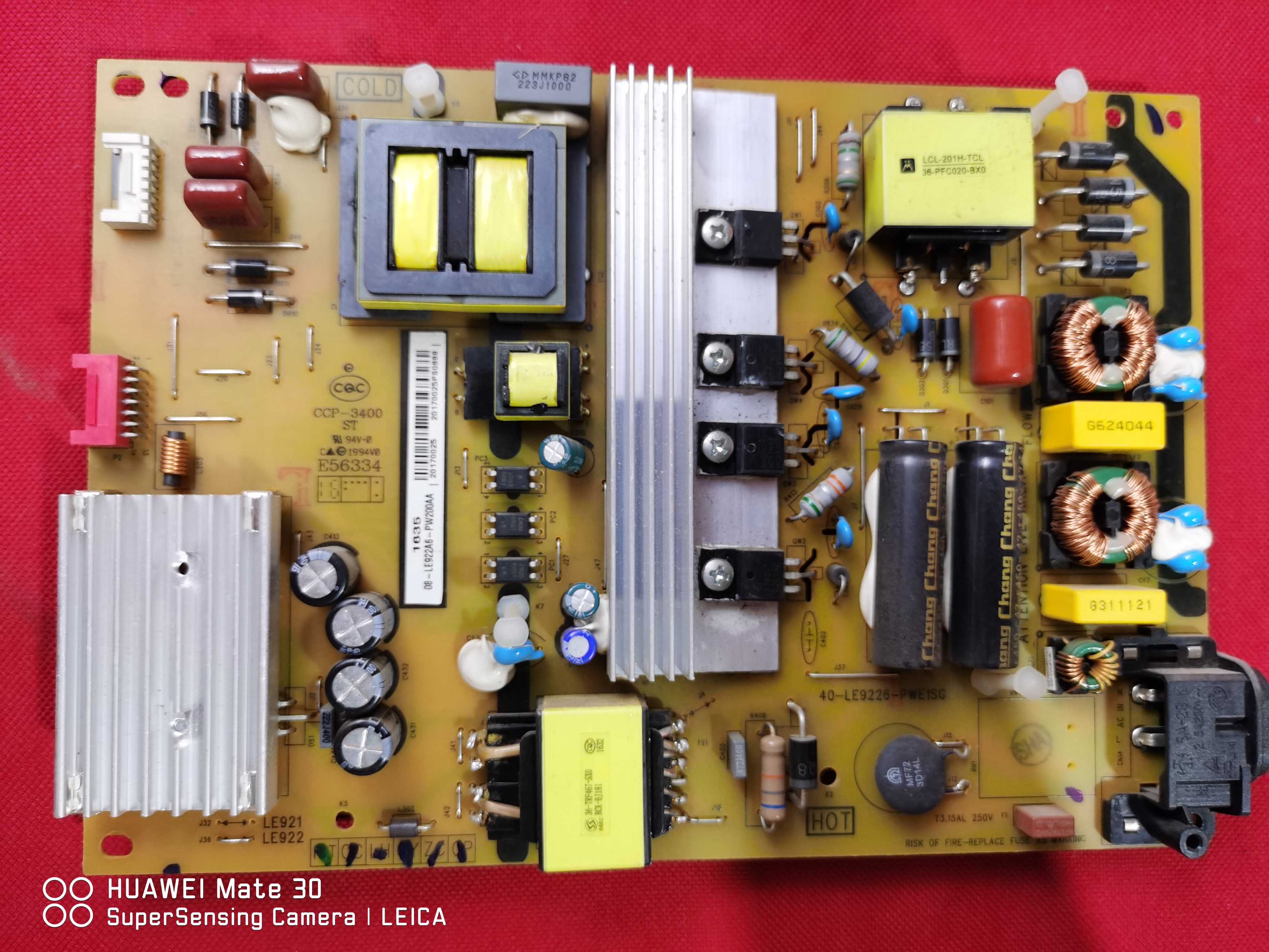 原装TCL L50P1S-F电源板40-LE9226-PWE1SG 08-LE922A6-PW200AA