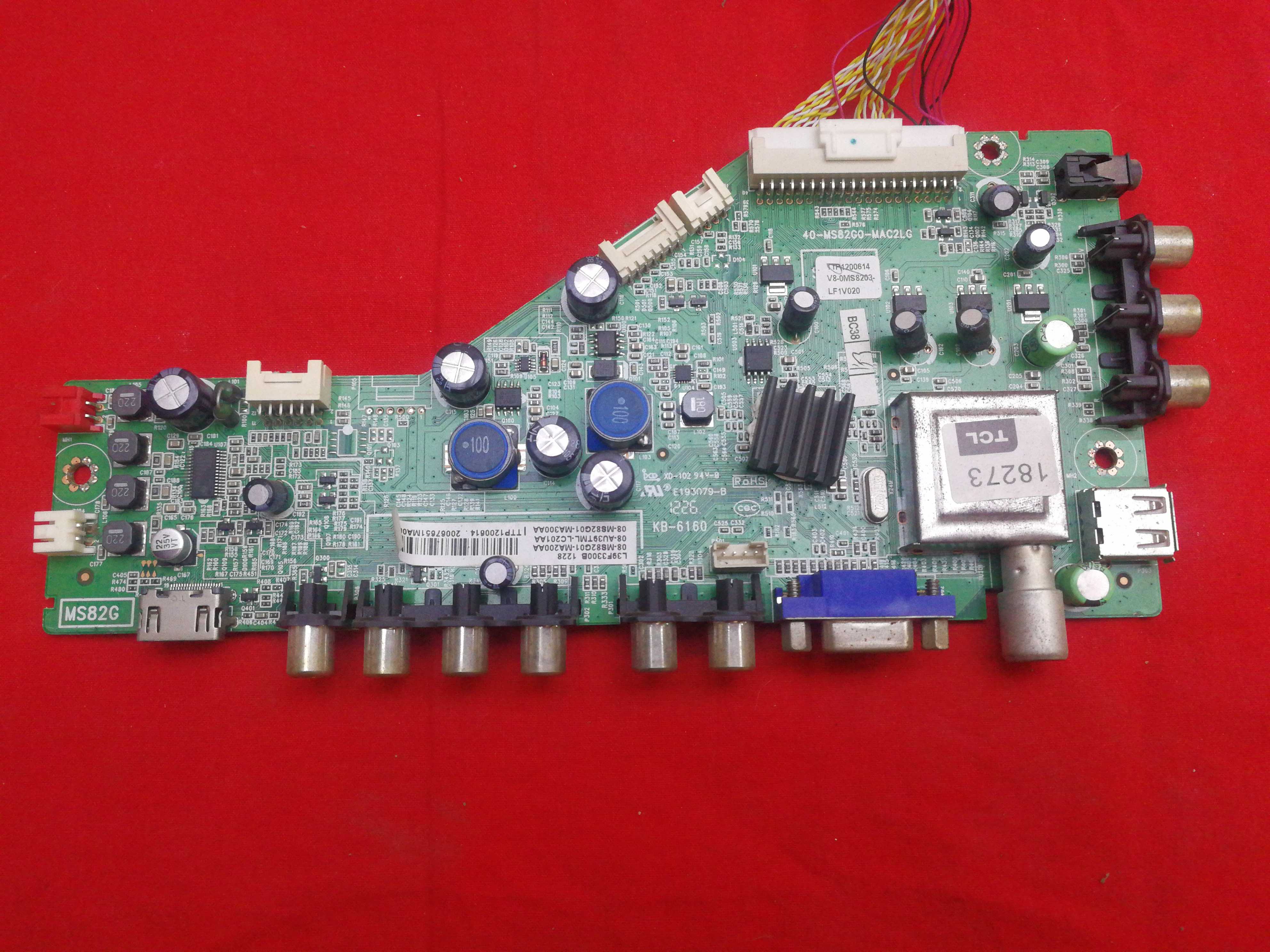 TCL L39F3320B主板40-MS82G0-MAC2LG 08-MS82G01屏LVF390AUTM E2