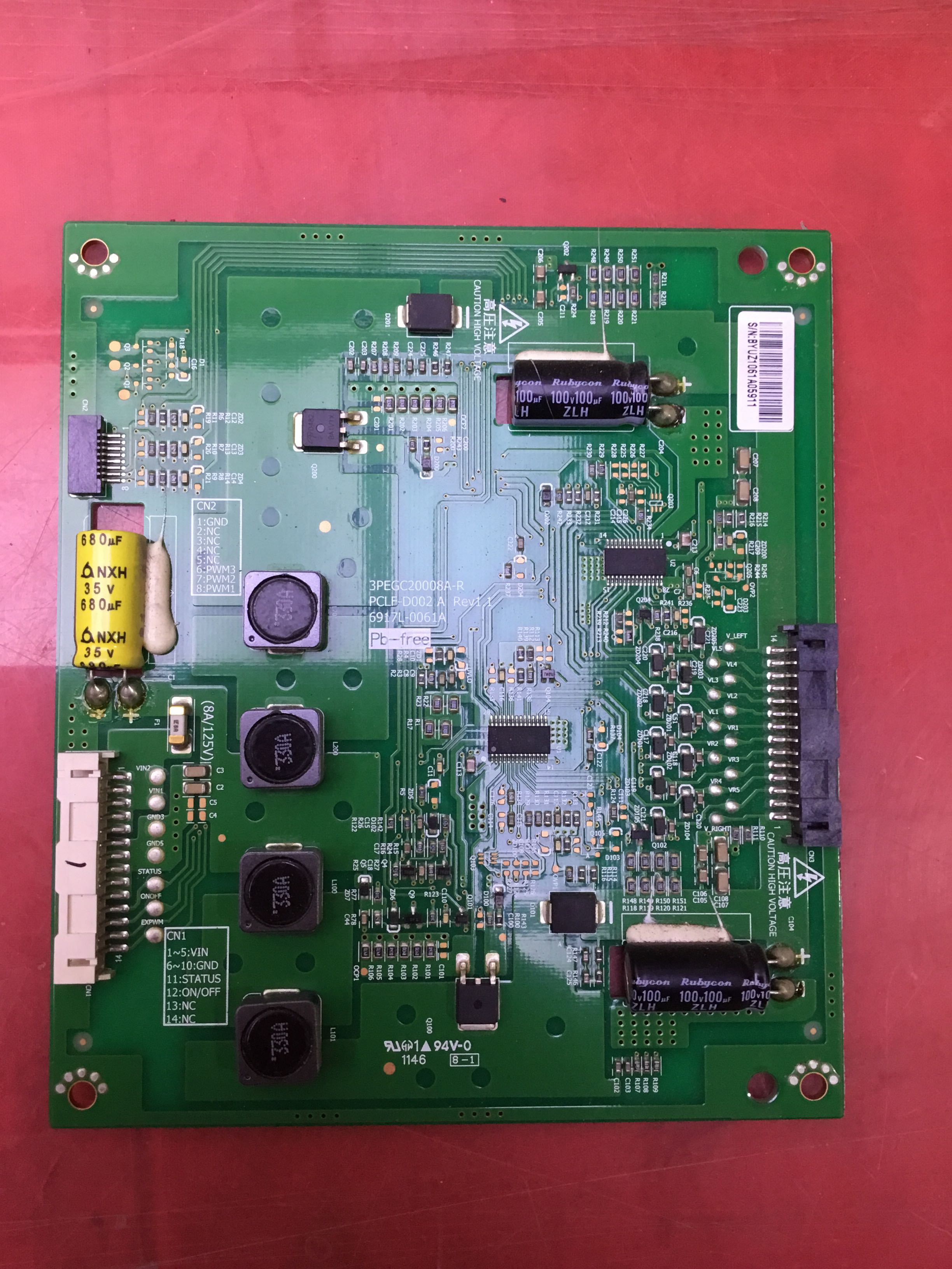 创维42E72RA 42E92RD 原装恒流板3PEGC20008A-R 6917L-0061A