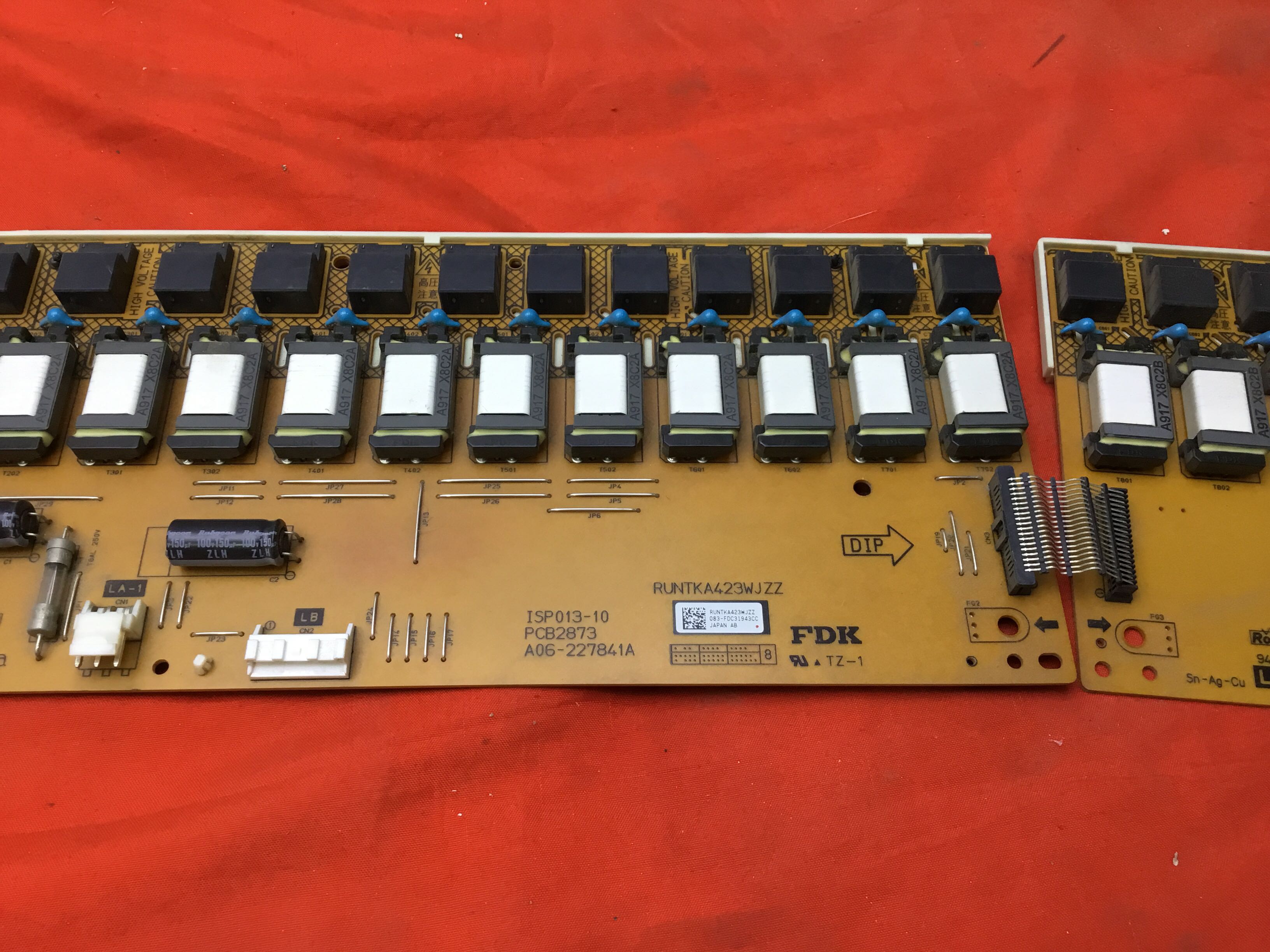 原装夏普LCD-42GX3高压板RUNTKA423WJZZ ISP013-10 A06-227841A