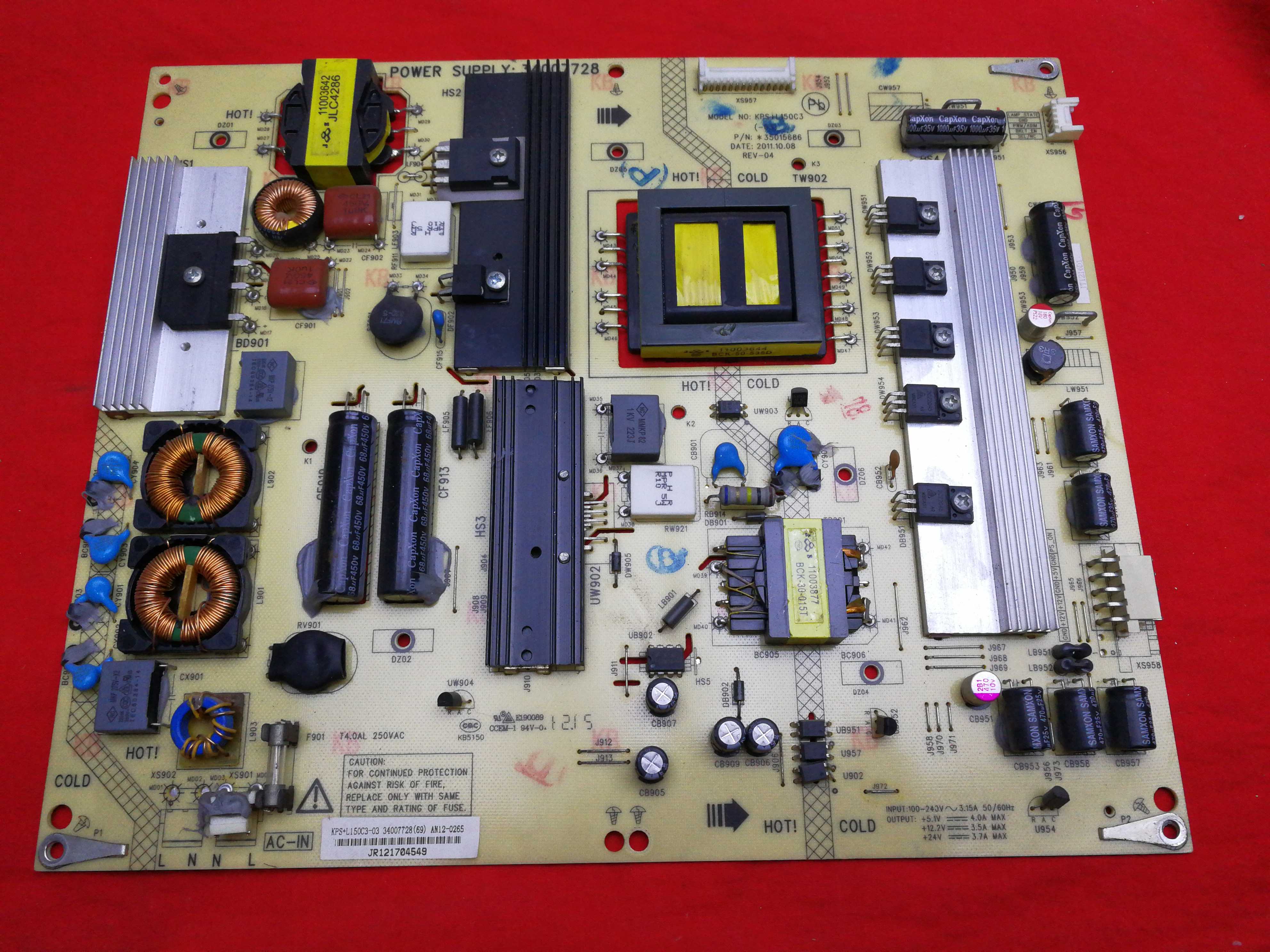 原装康佳LED55X5000D电源板34007728 35015686现货