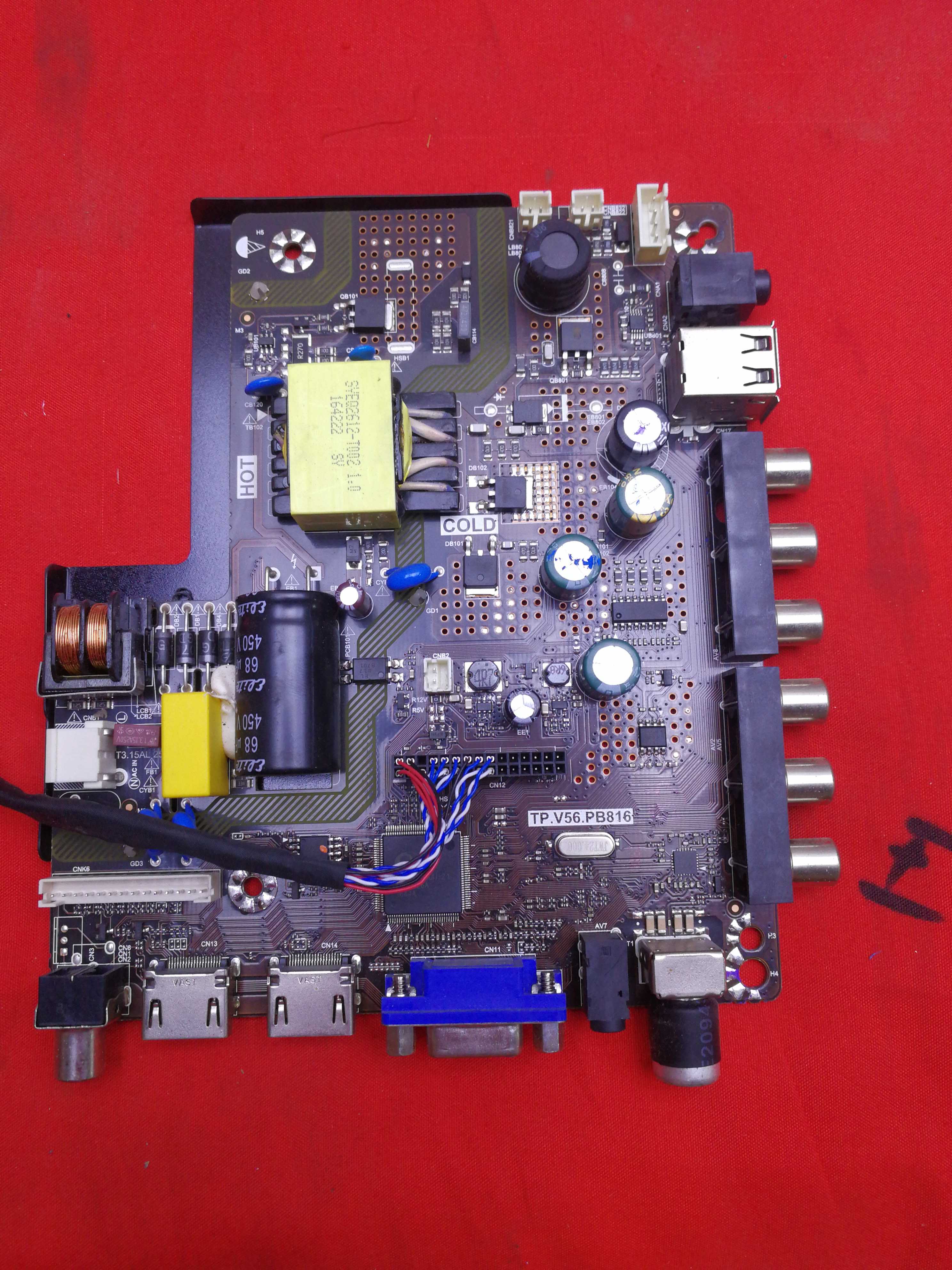 原装杂牌32寸液晶主板显示驱动板TP.V56.PB816屏ST315A05-8