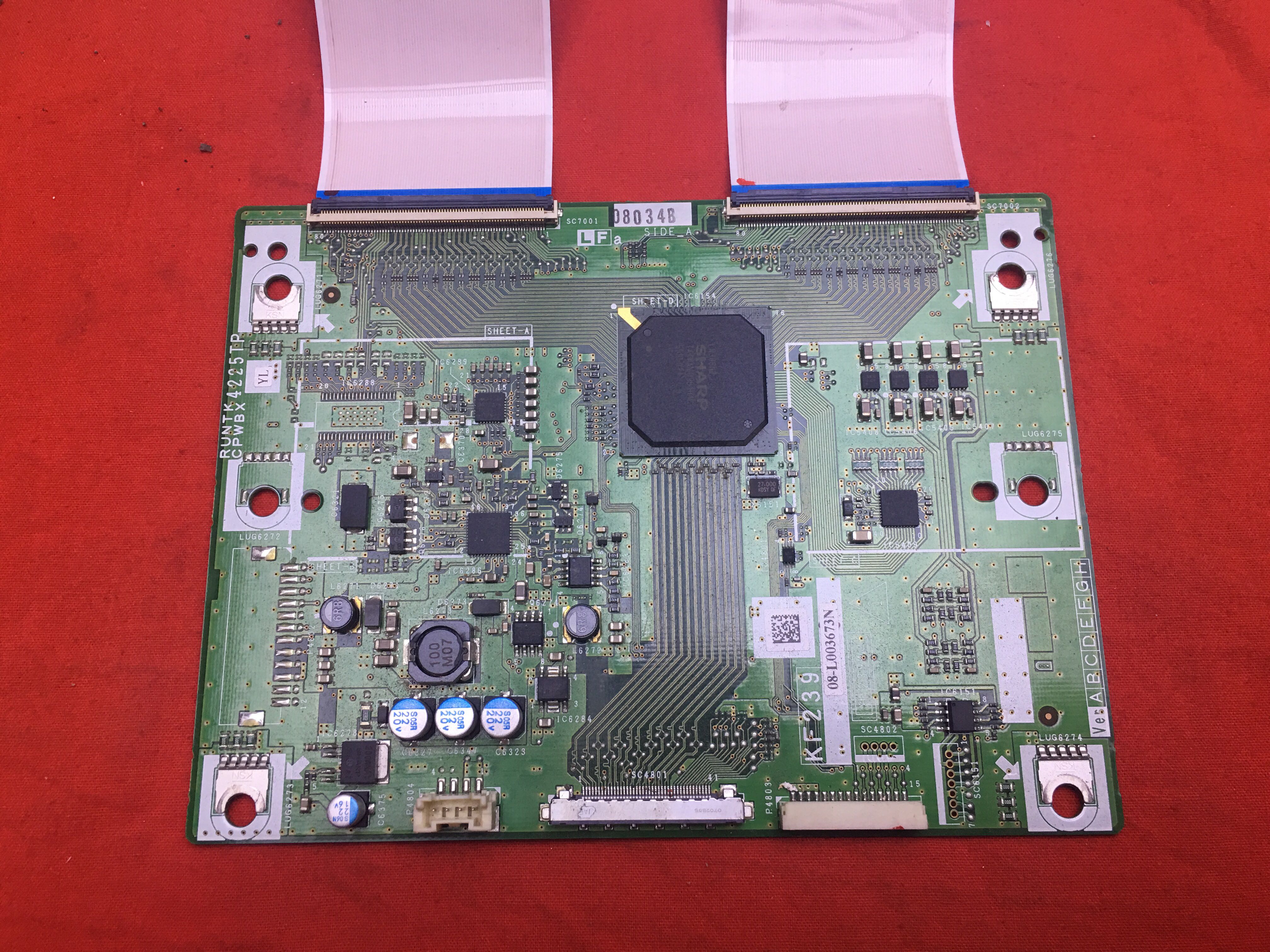夏普 LCD-40LX620A逻辑板 RUNTK4225TP CPWBX4225TP KF239 YL