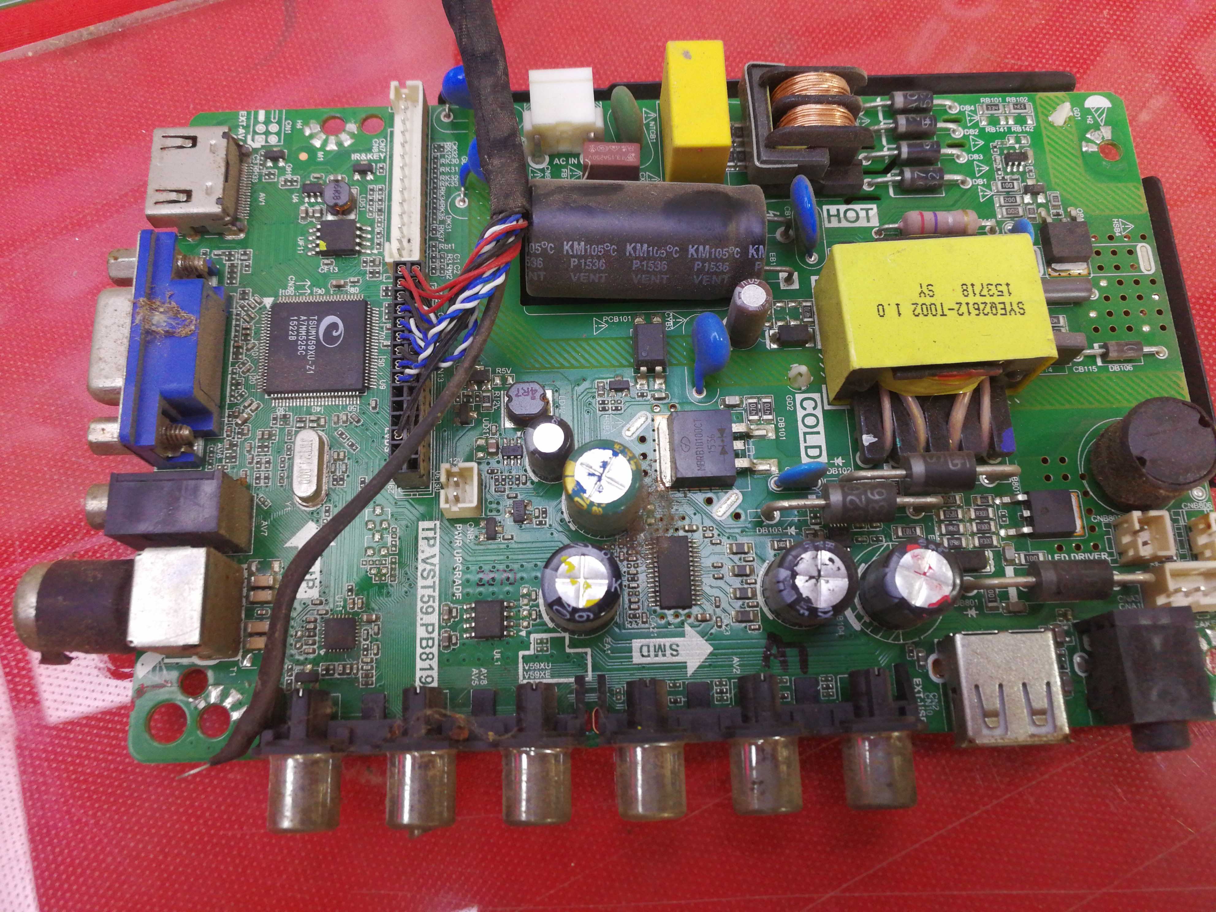 原装中韩3218主板TP.VST59.PB819配屏ST3151A05-A