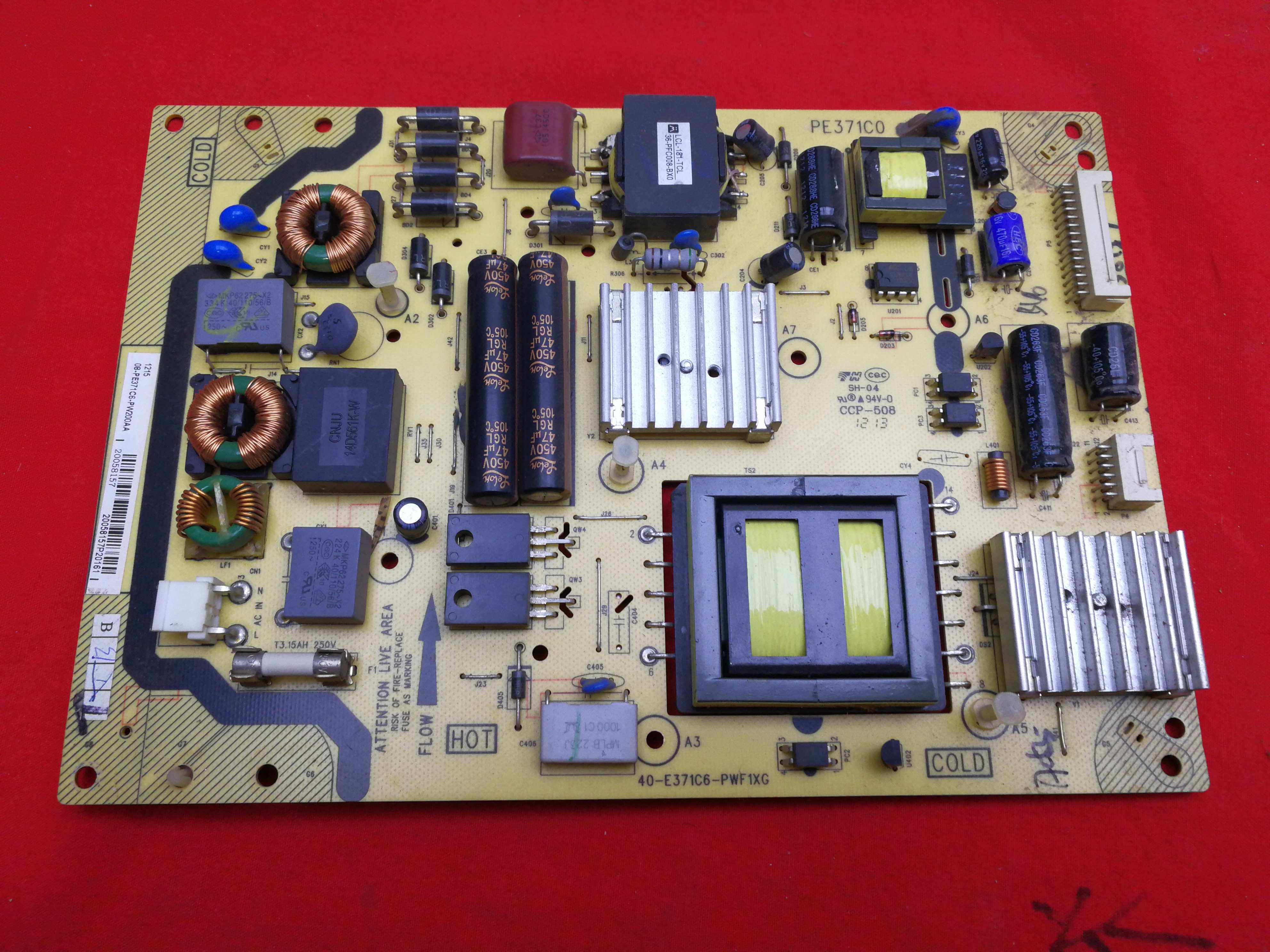 原装TCL L39E5090J-3D L39E5690A-3D电源40-E371C6-PWG1XG/PWC1XG