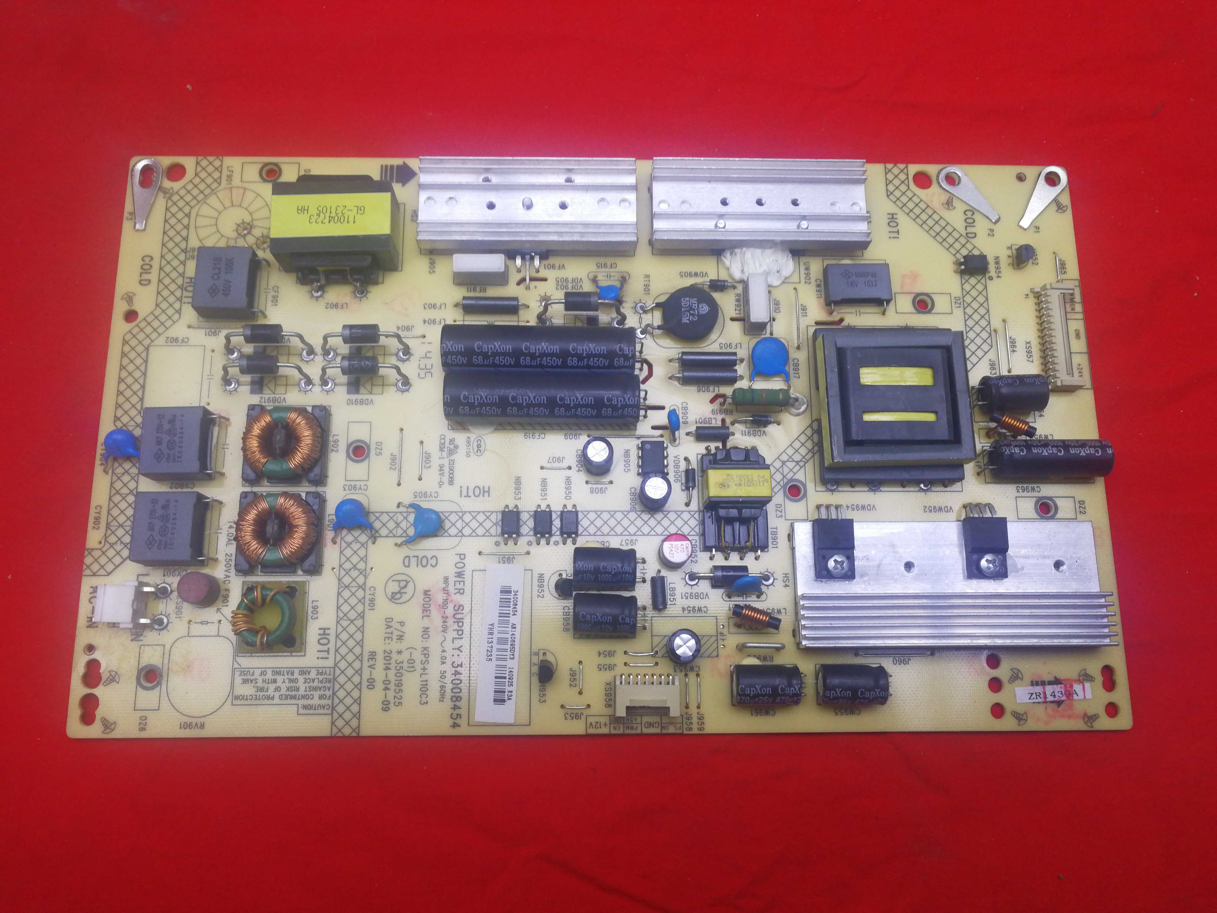 康佳LED42R6670U LED49R6610U电源板34008454 35019525测好