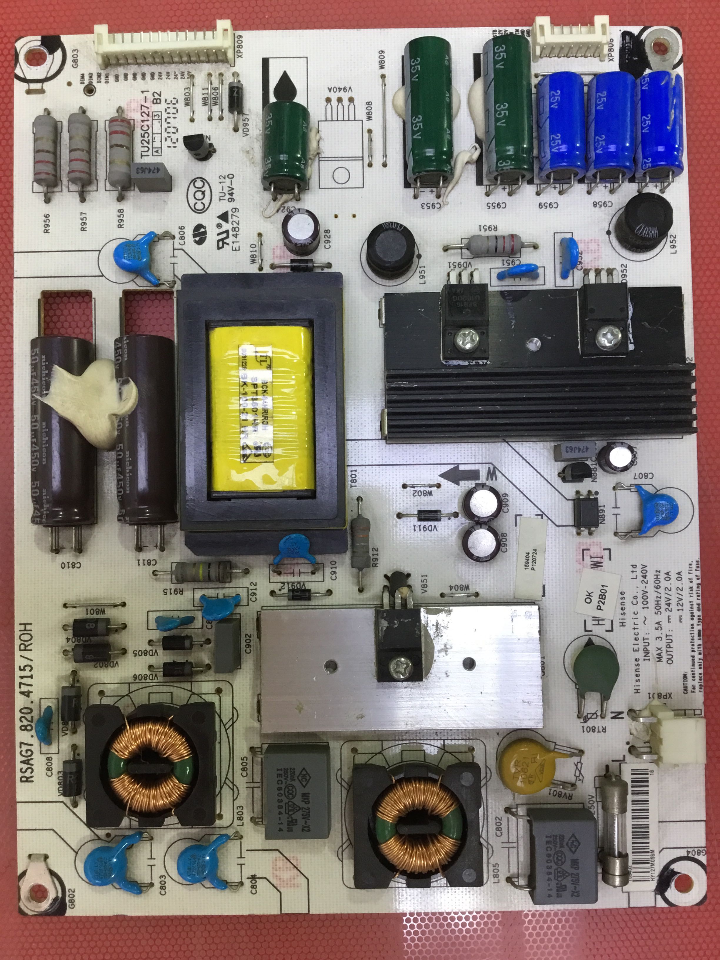 原装海信LED32K580X3D液晶电视电源板 RSAG7.820.4715/ROH 线路板