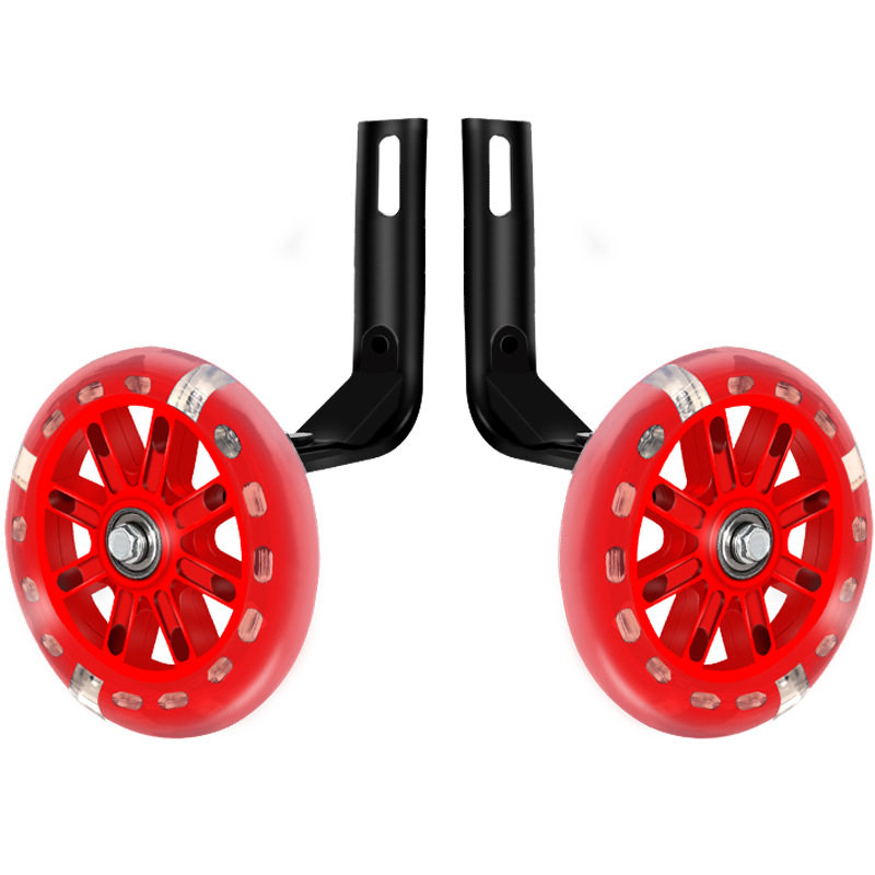 儿童自行车辅助轮配件小孩14 16 20寸童车骑行支撑边护平衡小轮子