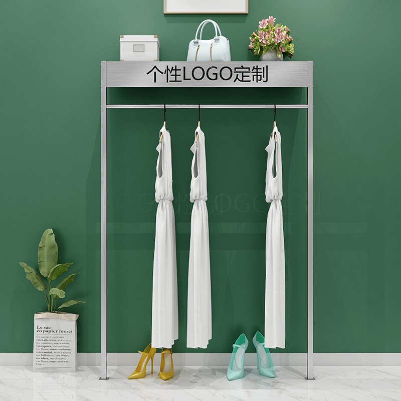 服装店创意上墙壁挂架女装店挂衣架潮流铁艺服装架货架简约展示架