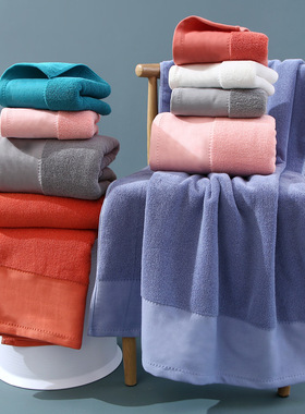 100%cotton bath towels Large towel washcloth外贸纯棉浴巾毛巾